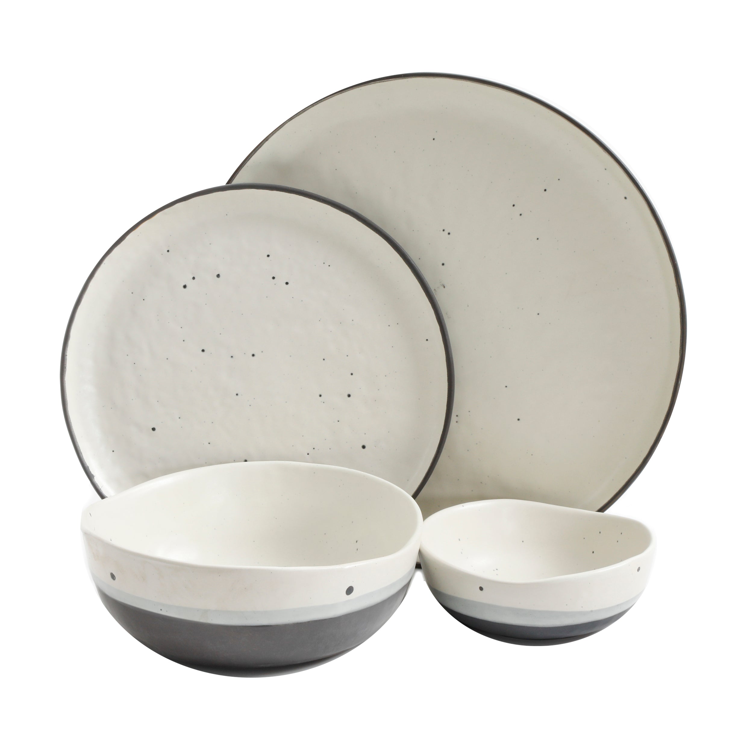 Gibson Elite Rhinebeck 16-Piece Double Bowl Reactive Stoneware Dinnerware Set - Image 5