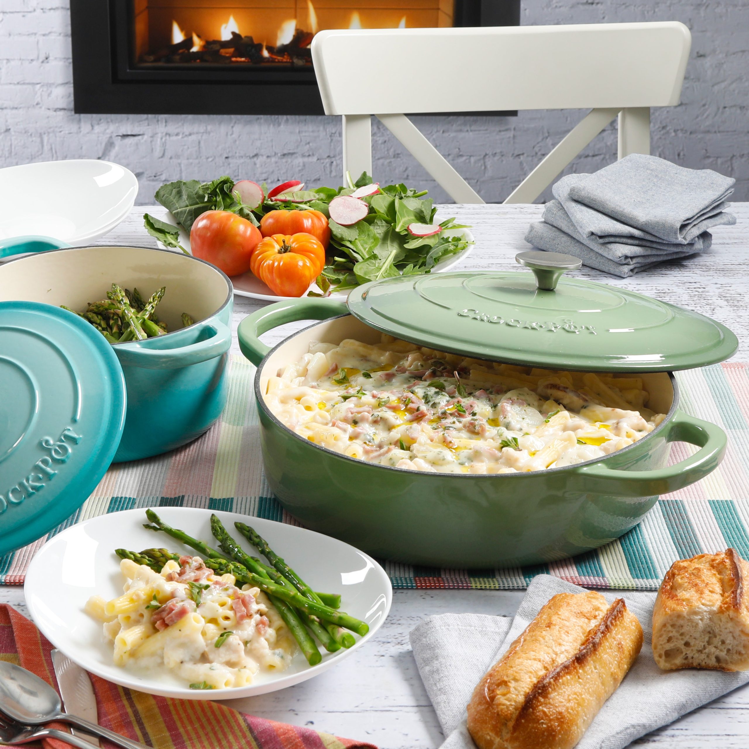 Crock Pot Artisan 5-Quart Enameled Cast Iron Braiser - Image 14