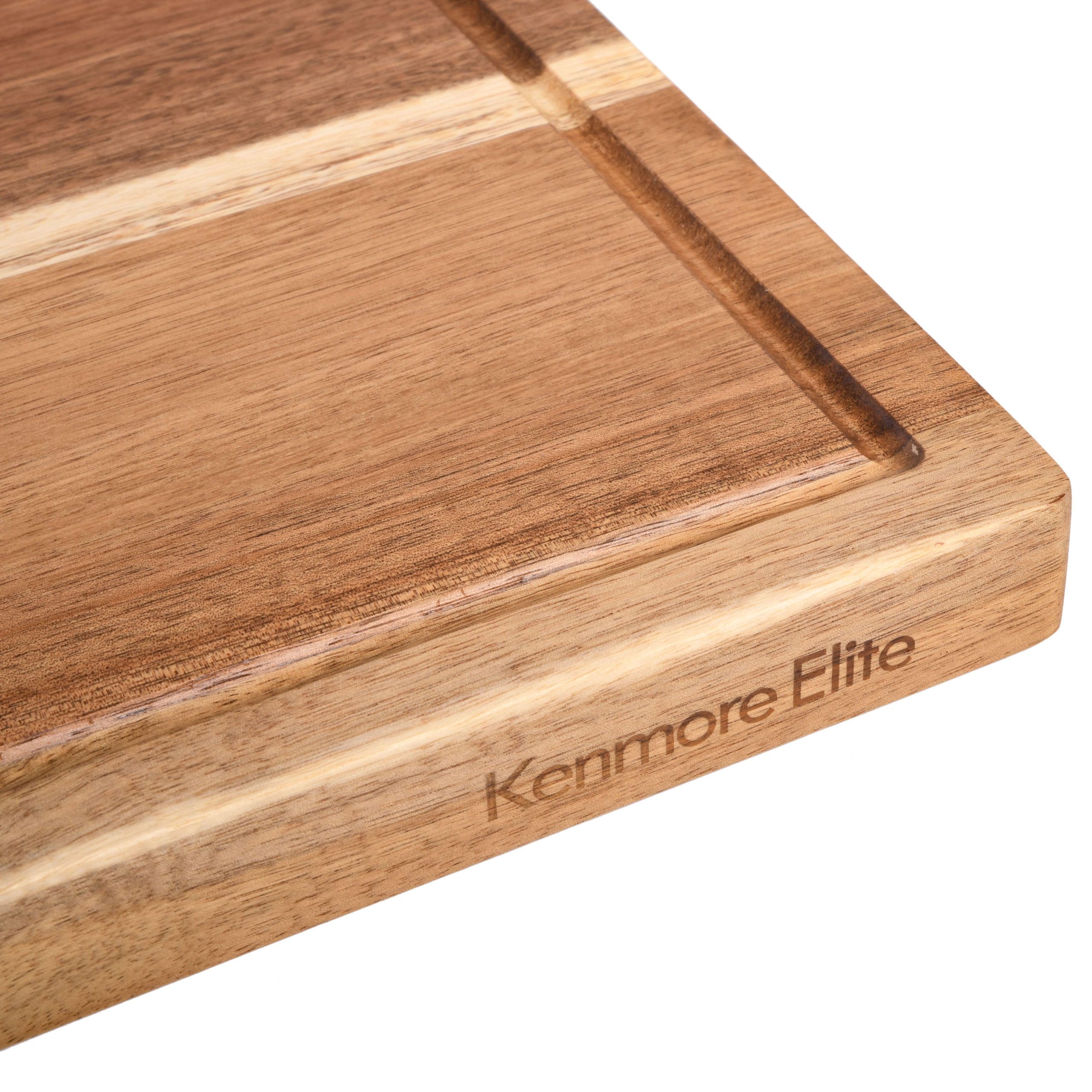 Kenmore Kenosha 24" x16" Acacia Wood Cutting Board - Image 4