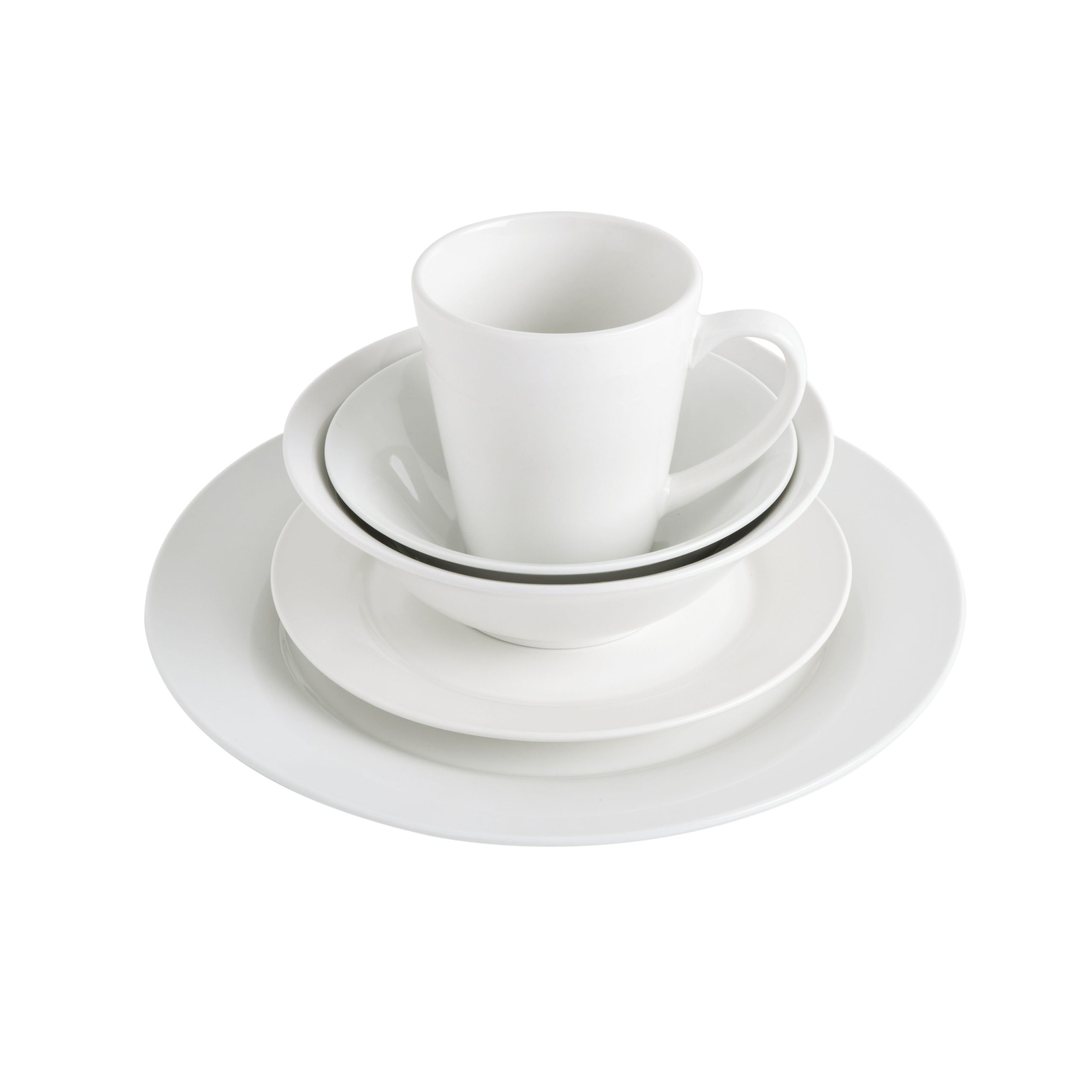 Gibson Home Everyday Round 40-Piece Expanded Fine Ceramic Dinnerware Set - Image 4