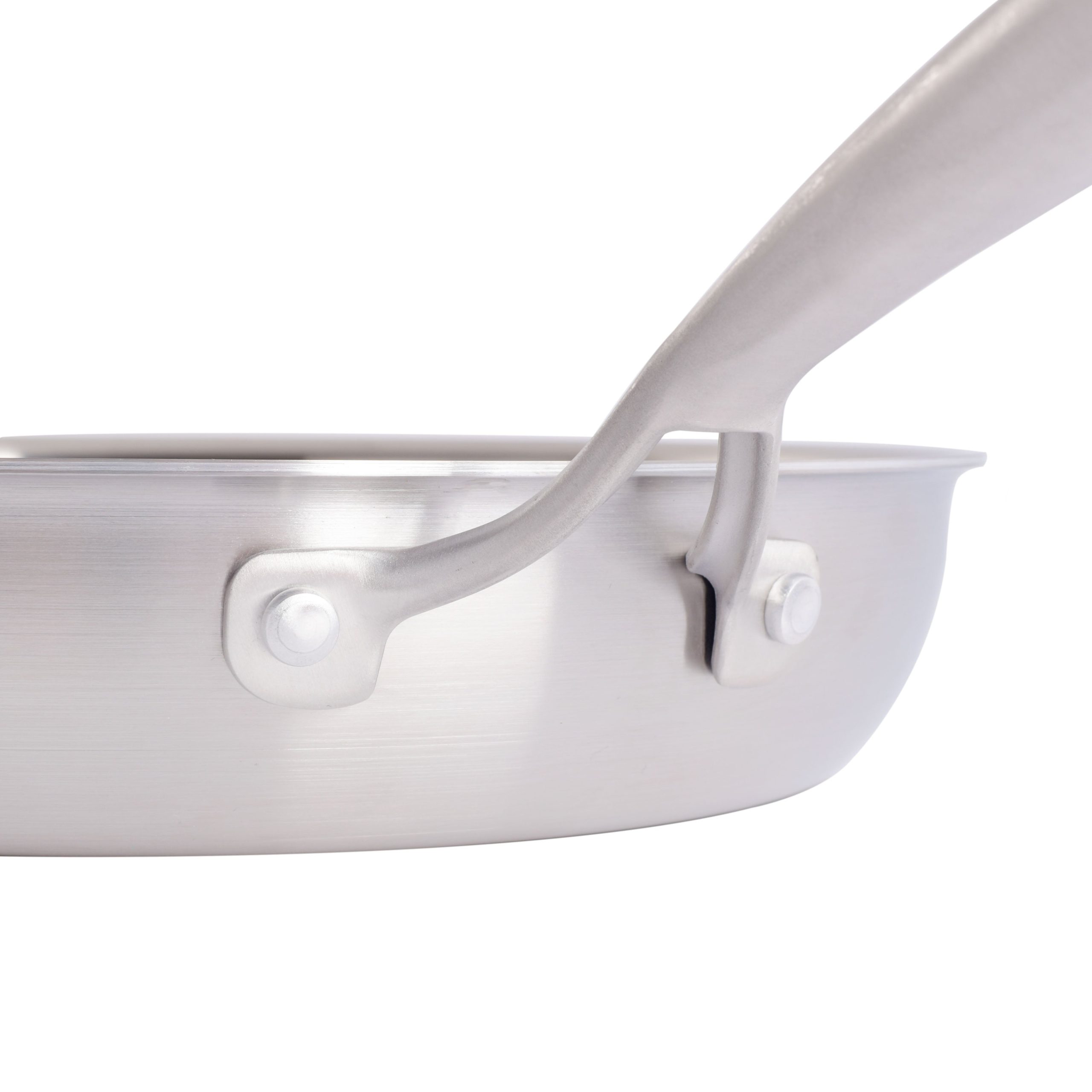 Babish 10-Inch Stainless Steel Triply Professional Grade Fry Pan - Image 4