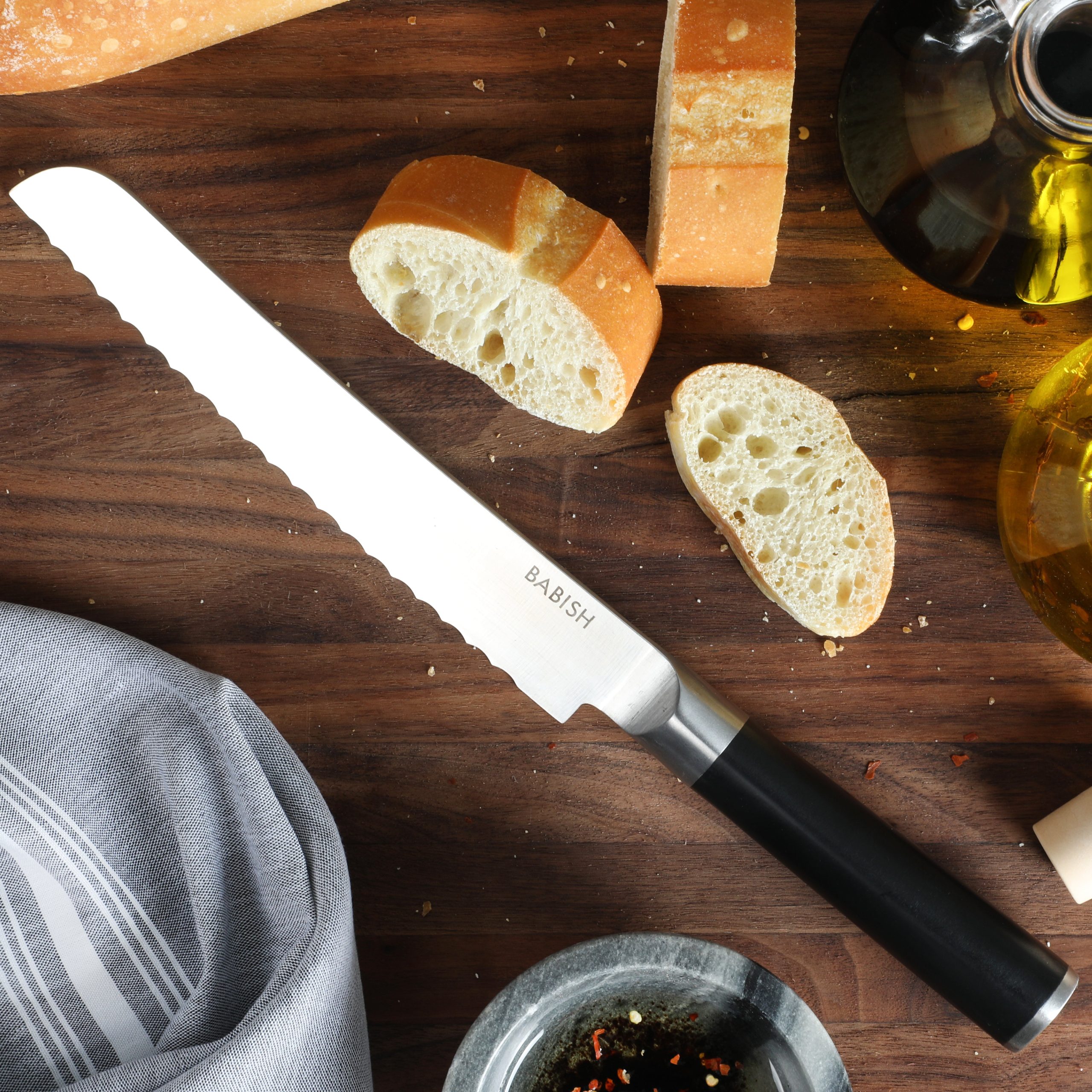 Babish High-Carbon 1.4116 German Steel 8" Bread Knife - Image 2