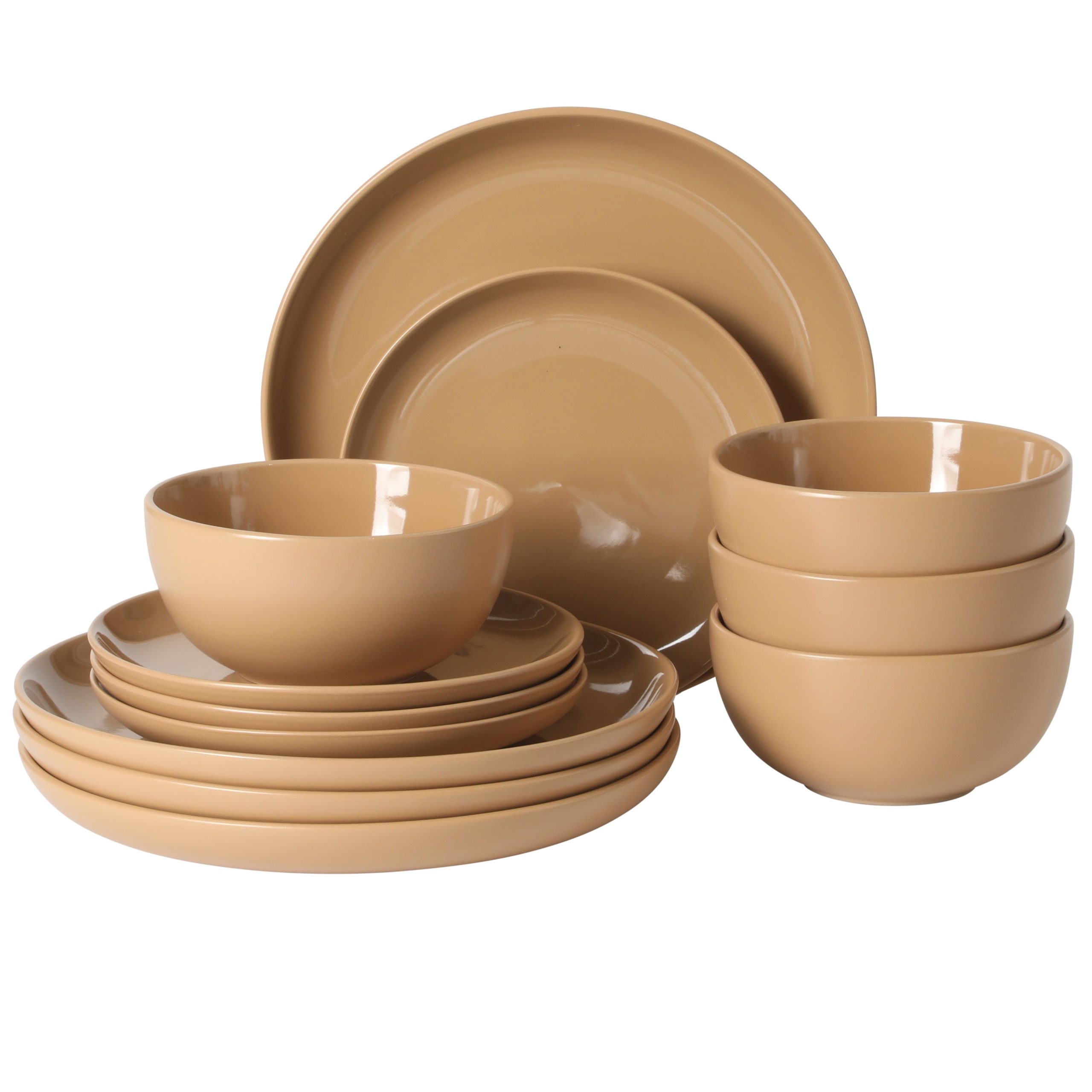 Gibson Home Rockaway 12-Piece Stoneware Dinnerware Set - Image 9