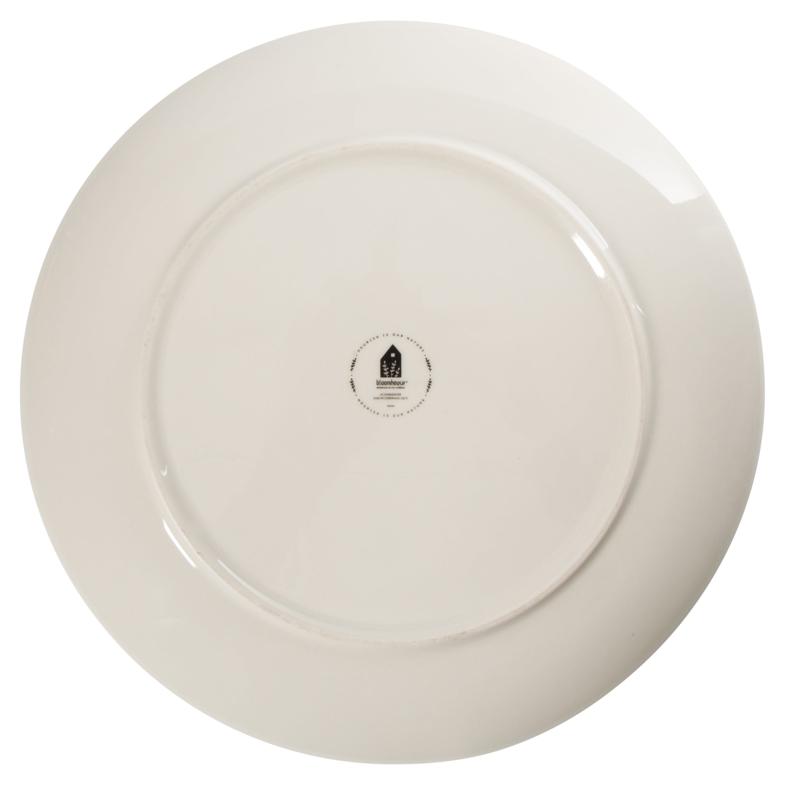 Bloomhouse - 2-Time Oprah’s Favorite Things - Valencia Flor 2 Piece 13” Serving Platter Set, Stoneware Platters, Mediterranean Floral Decal Design, Microwave & Dishwasher Safe, Iris Blue - Image 5
