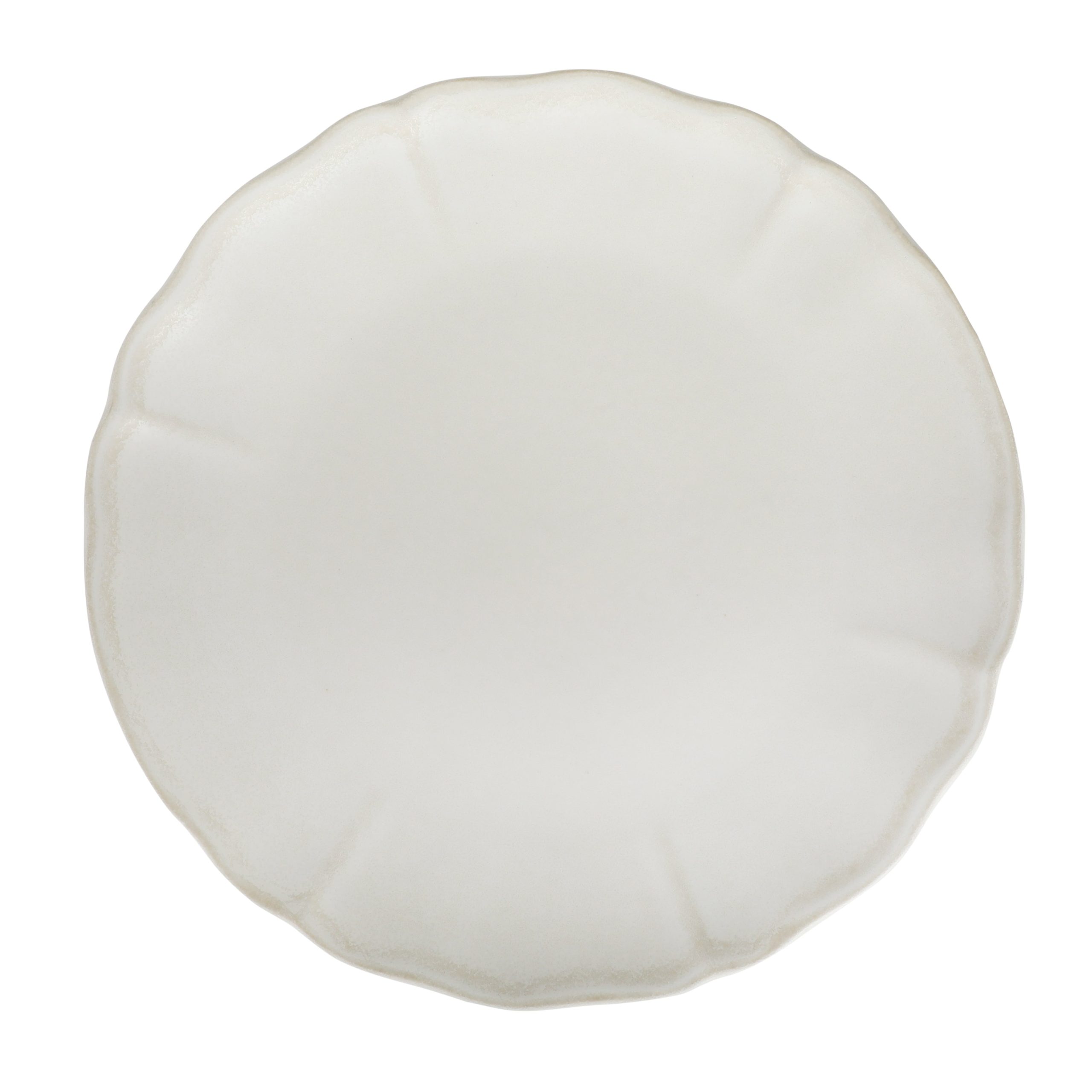 Gibson Elite Vista Rossio - Made in Portugal - 10.6 Inch White Ceramic Cake Stand, Pedestal Dessert Stand with Scalloped Rim, Cupcake Stand - Image 5