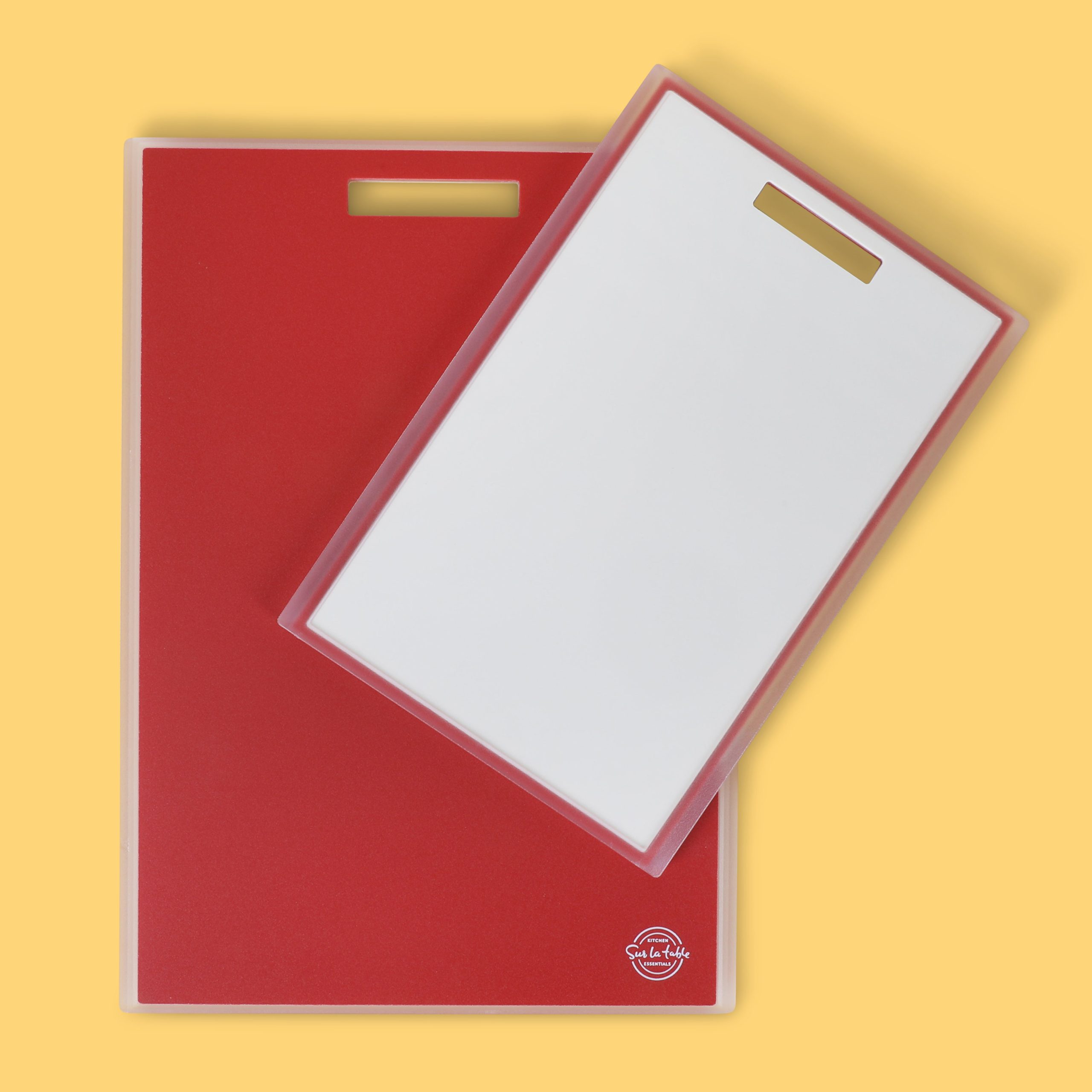 Sur La Table Kitchen Essentials 2-Piece (17" x 12" & 13" x 9") Polypropylene Cutting Board Set - Image 2