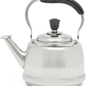 Martha Stewart Kingstree Large 2 Qt Heavy Gauge Whistling Tea Kettle