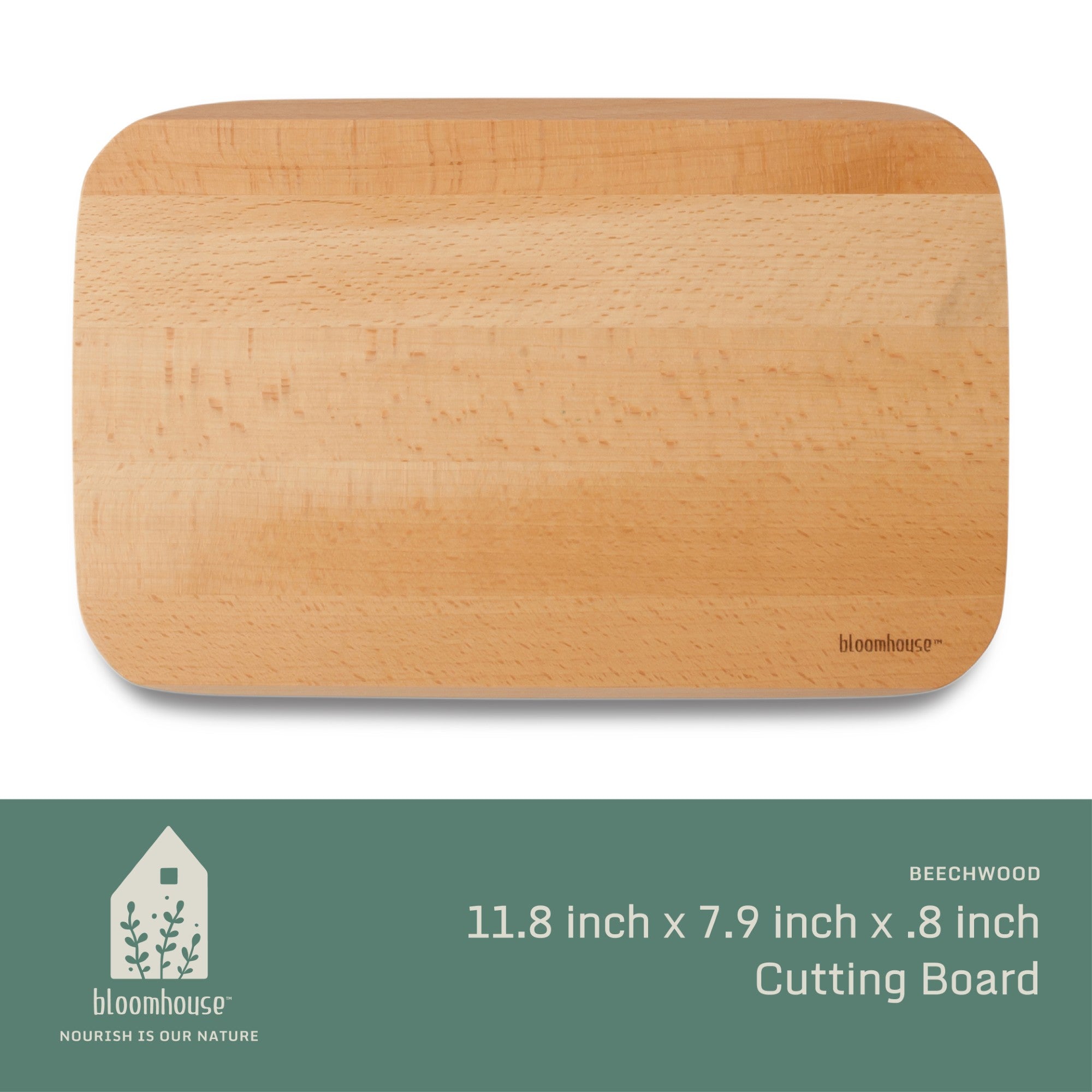 Bloomhouse Made in Lake Como, Italy Oil Coated Italian Beech Wood Cutting Board - Image 10