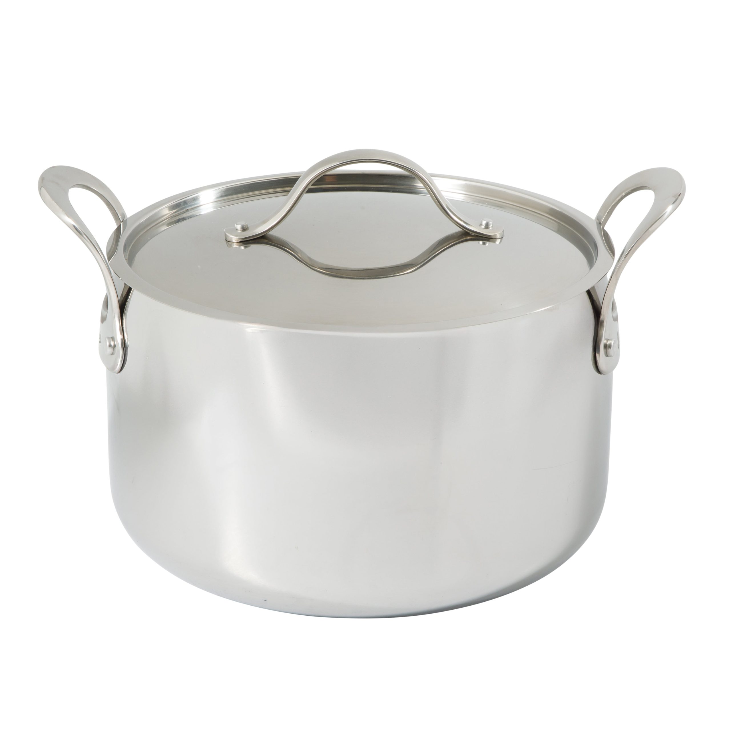 Bloomhouse 8 Quart Tri-Ply Stainless Steel Stock Pot with Lid – Dutch Oven, Oven Safe, Dishwasher Safe - Image 5