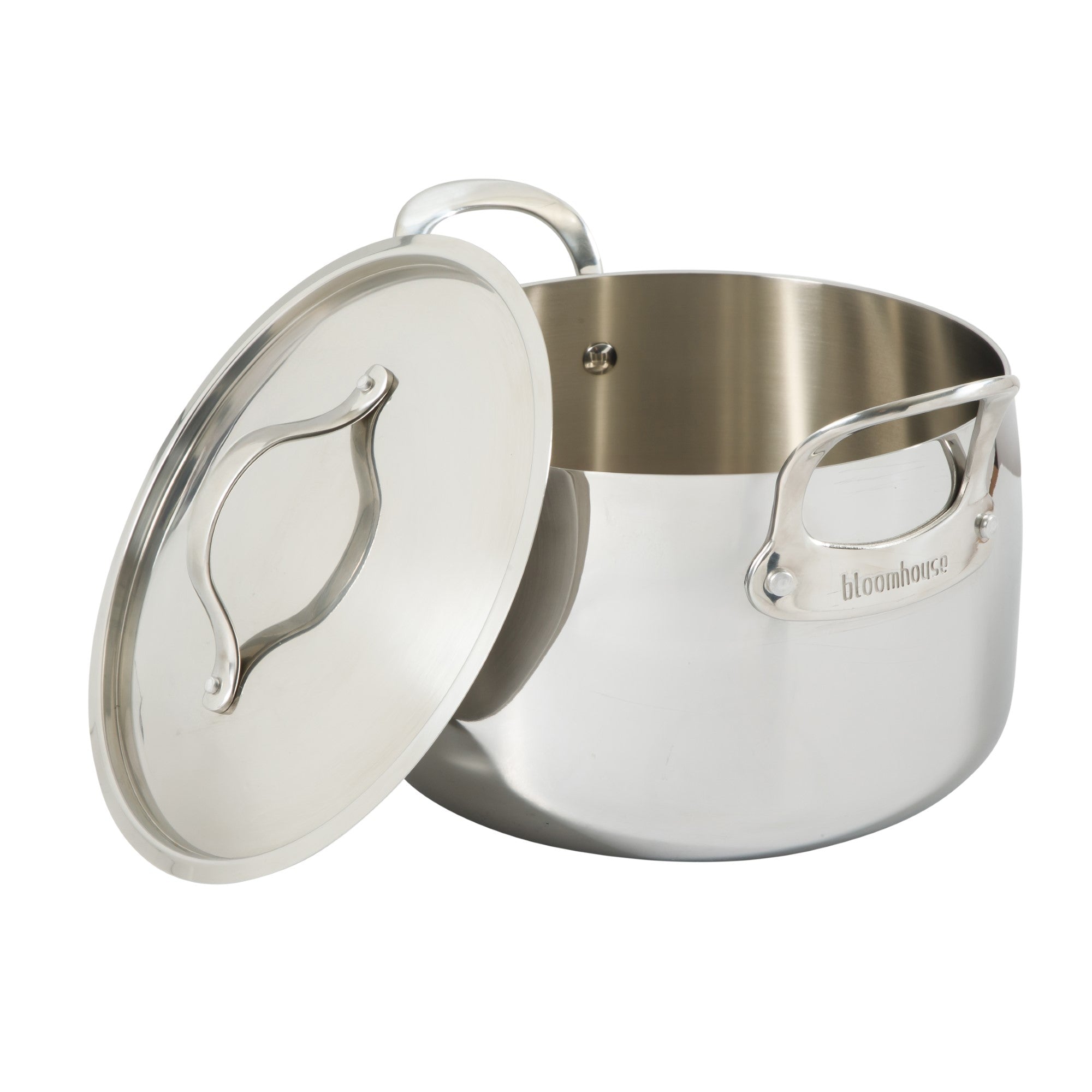 Bloomhouse 8 Quart Tri-Ply Stainless Steel Stock Pot with Lid – Dutch Oven, Oven Safe, Dishwasher Safe - Image 7
