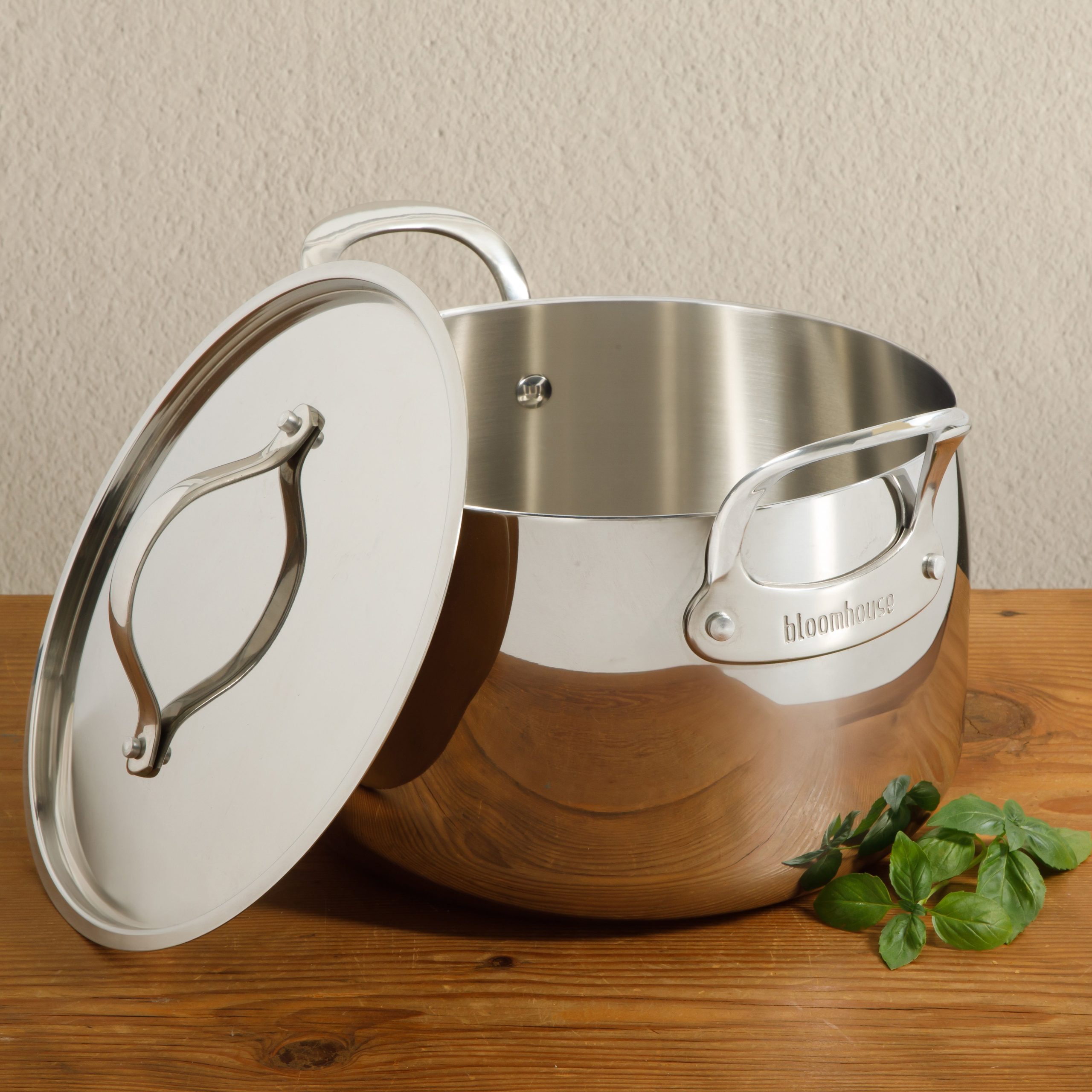 Bloomhouse 8 Quart Tri-Ply Stainless Steel Stock Pot with Lid – Dutch Oven, Oven Safe, Dishwasher Safe - Image 3