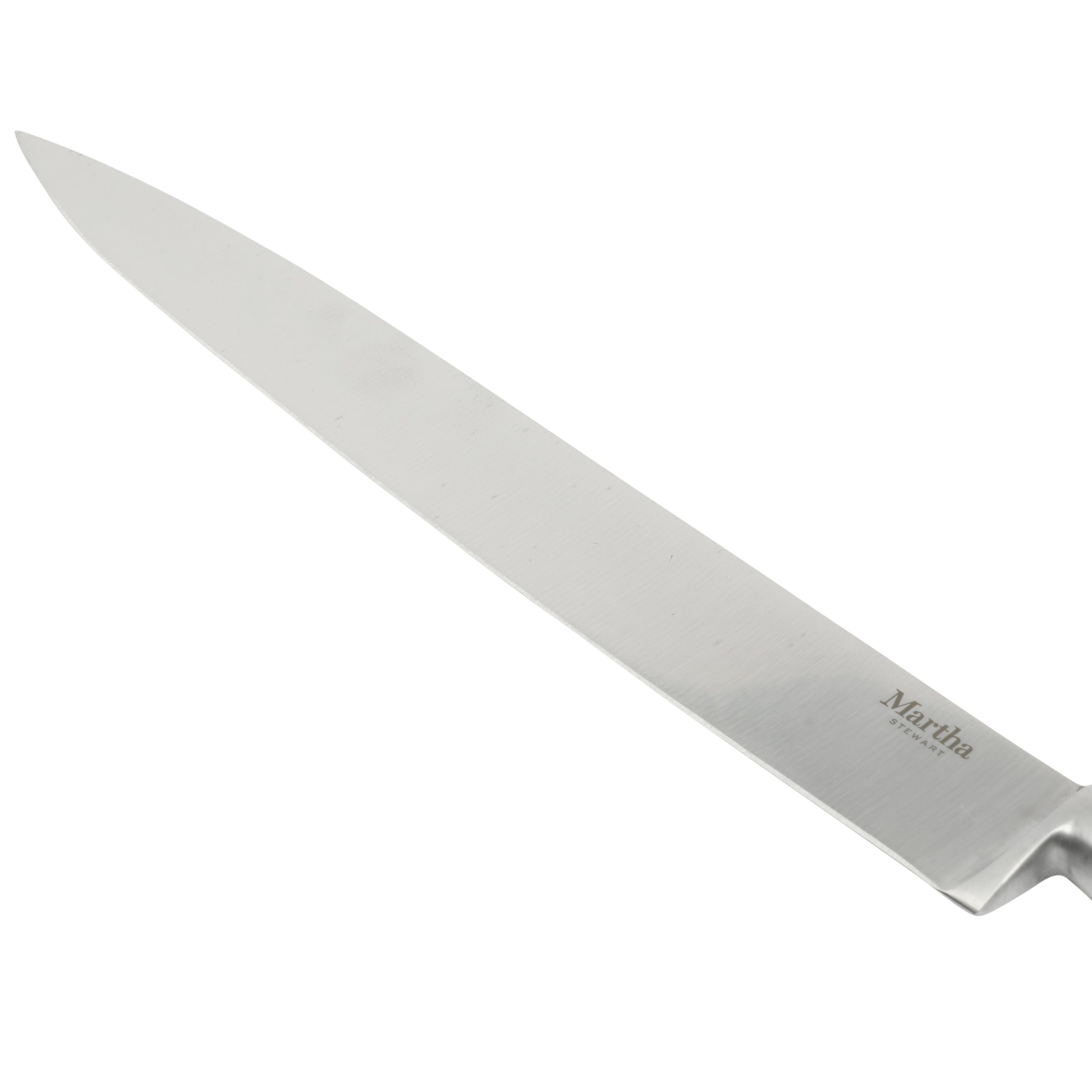 Martha Stewart Carverton 10" Slicer Knife, High Carbon Stainless Steel Kitchen Knive W/ Black Triple Rivet Handle - Image 5