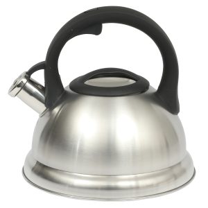Mr. Coffee Hartbay 2.4 Quart Large Stainless Steel Whistling Tea Kettle