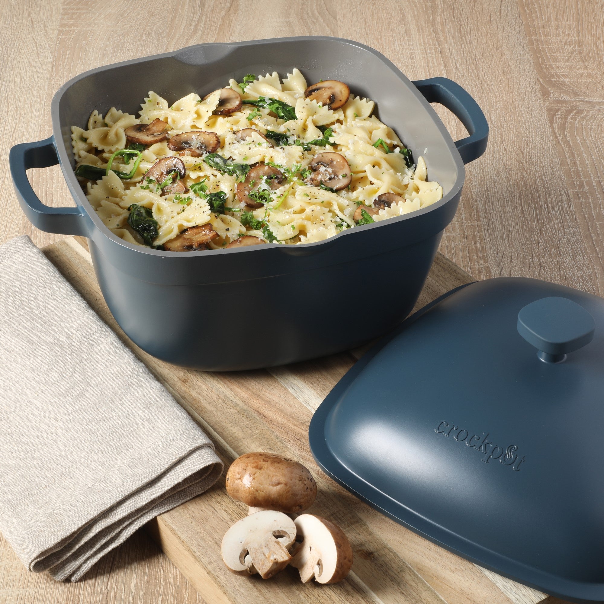 Crock-Pot Northvale Cast Aluminum Lightweight Durable 5.2 Quart Heavy Duty Dutch Oven Pot With Lid, Oven Safe, Dual Handles - Image 13