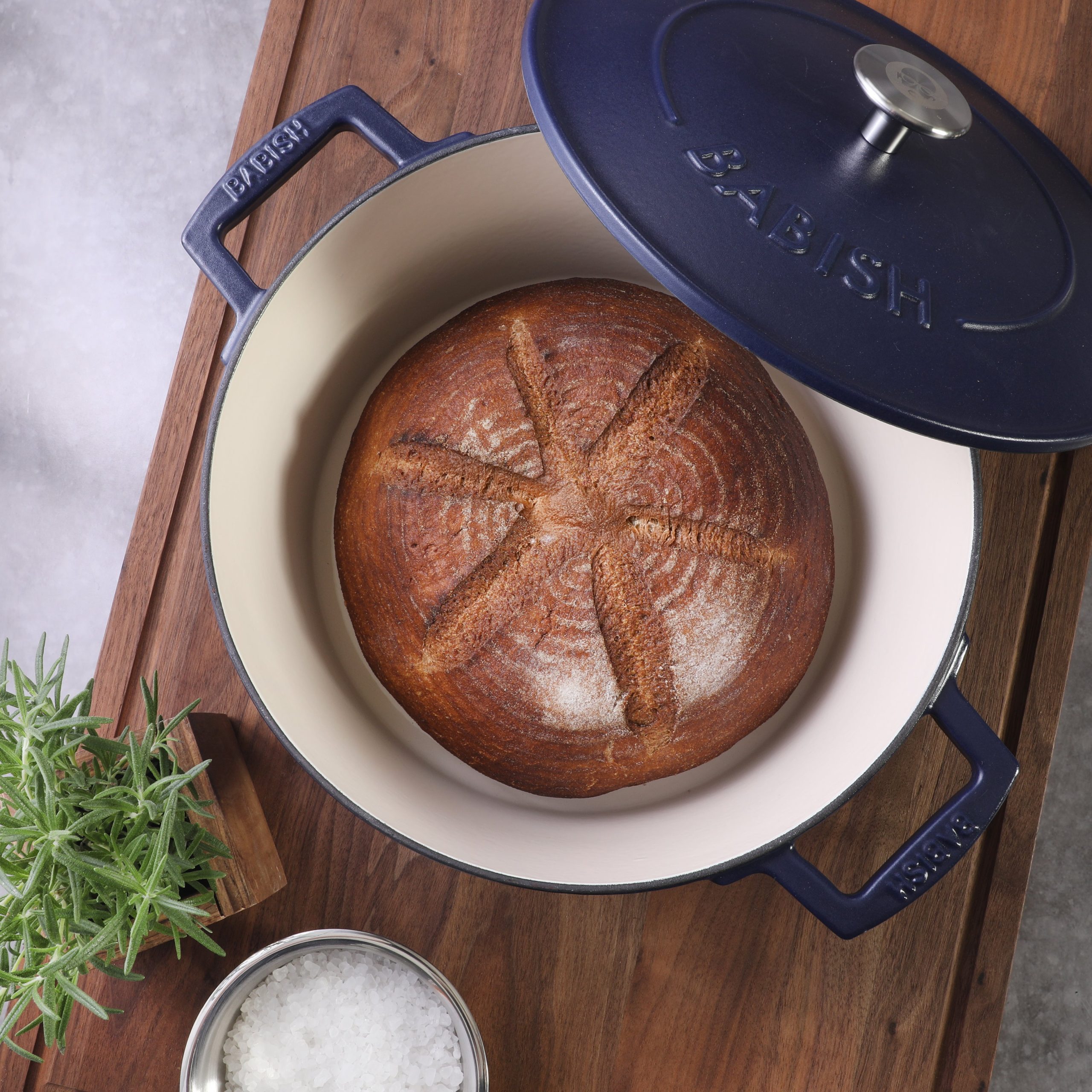Babish 6-Quart Round Matte Enamel Cast Iron Dutch Oven Pot With Lid - Image 10