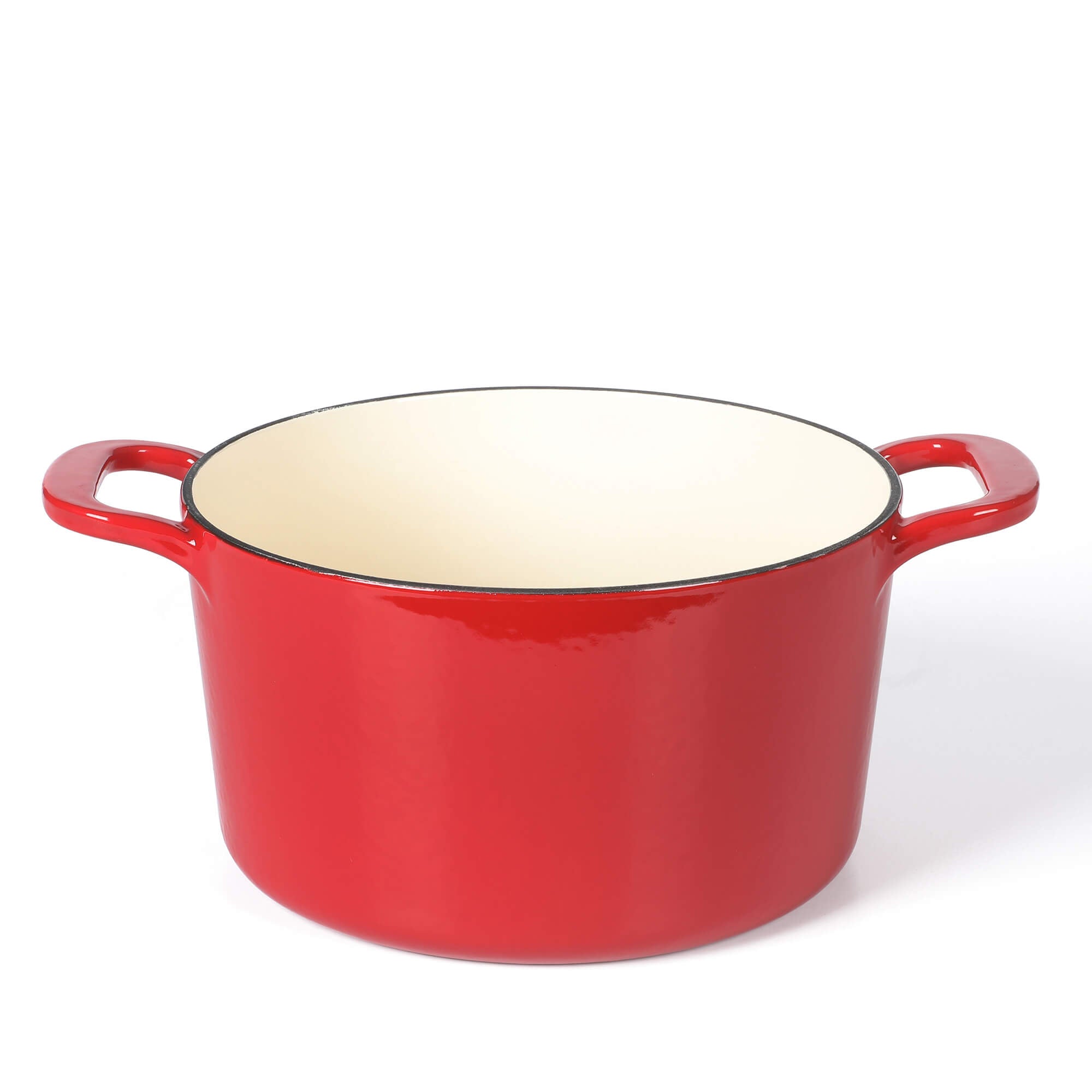 Martha Stewart Gatwick 4 Quart Enamel Cast Iron Dutch Oven - Red - Image 2