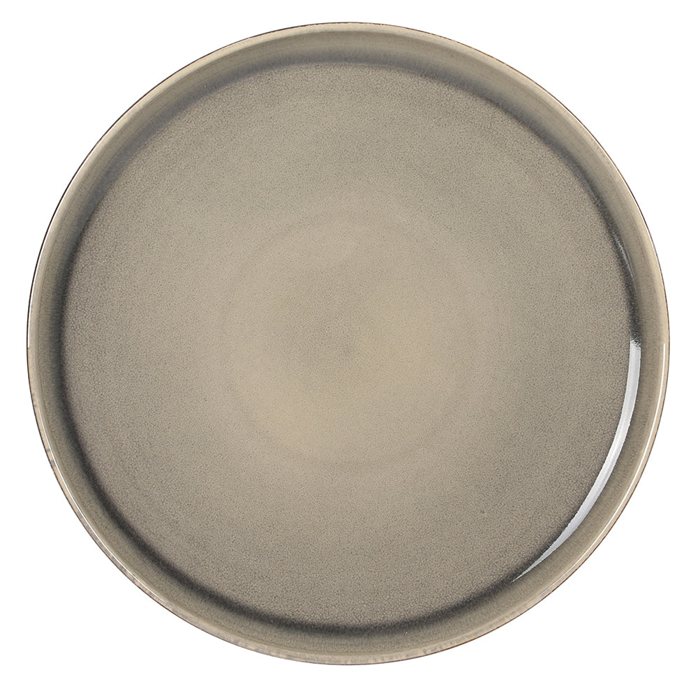 Gibson Elite Sunveil 16 Piece (Service for 4) Plates and Bowls Reactive Glaze Round Dishes Stoneware Ceramic Dinnerware Set - Image 8