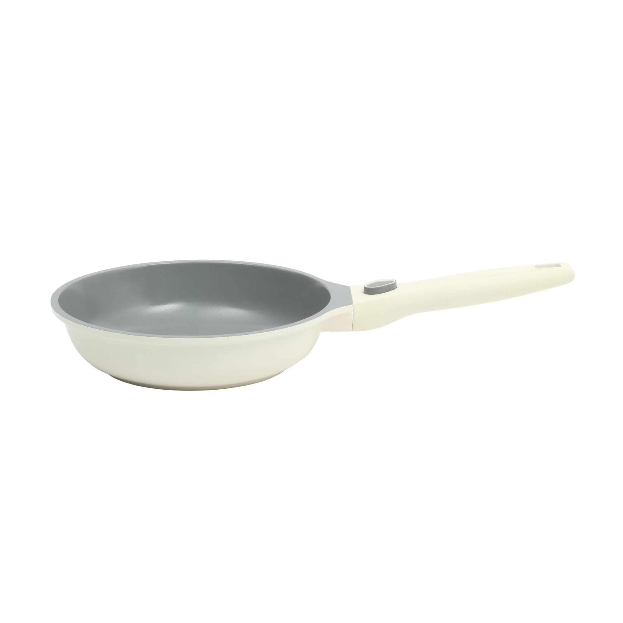 Sur La Table Kitchen Essentias Craft Studio Cast Aluminum Detachable Handle 8 and 10 Inch Fry Pan Set With PFA Free Premium Ceramic Non Stick Removable Handle Skillet Set - Induction Safe -Eggshell White - Image 6