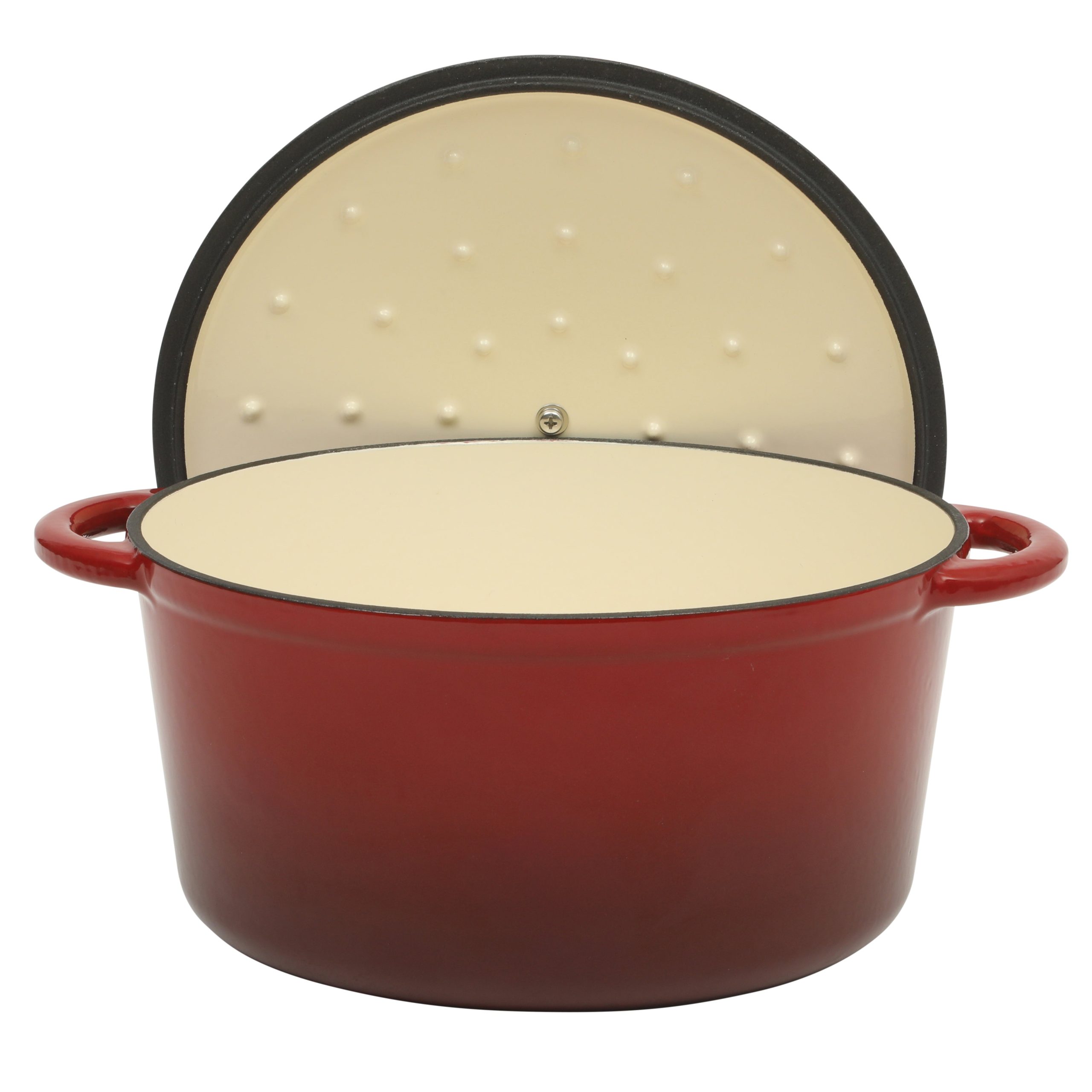 Gibson Home Addlestone 7 Quart Enameled Cast Iron Dutch Oven - Image 4