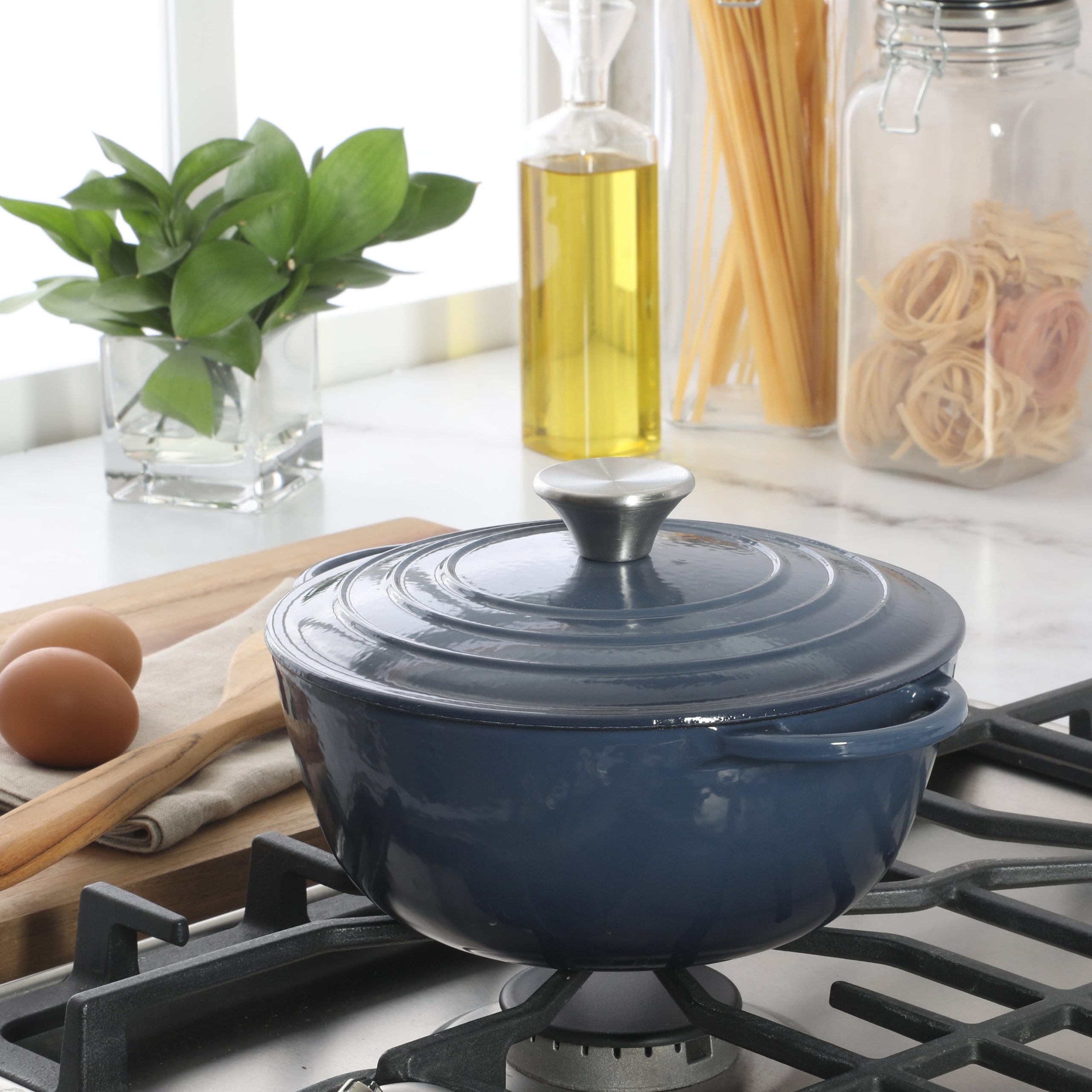 Gibson Home Addlestone 2.65 Quart Enamel Cast Iron Dutch Oven - Image 13