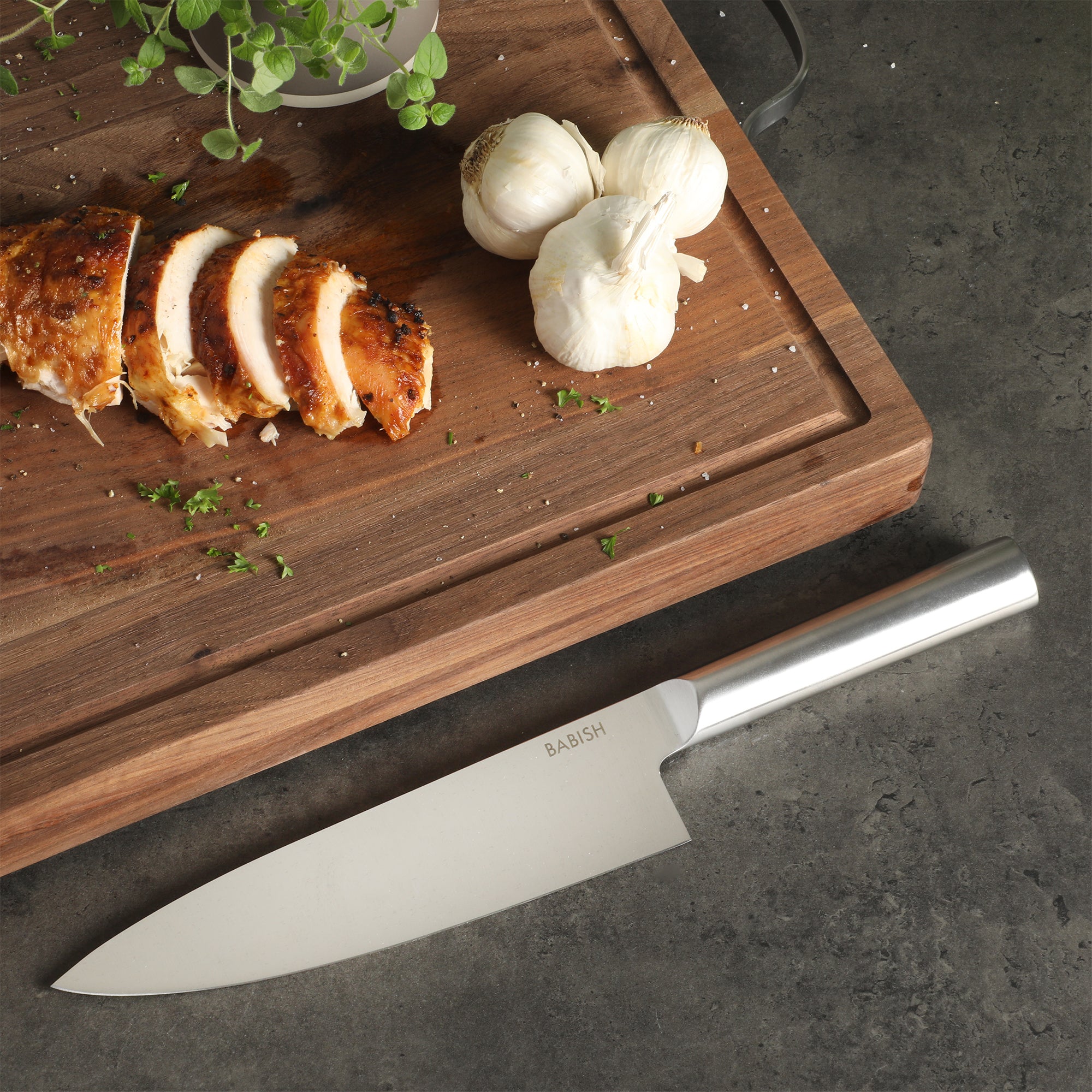 Babish 8-Inch Chef Knife – High-Carbon 1.4116 German Steel Kitchen Knife, Full-Tang Razor Sharp Chef’s Blade for Chopping, Slicing, Dicing & Everyday Prep - Image 5