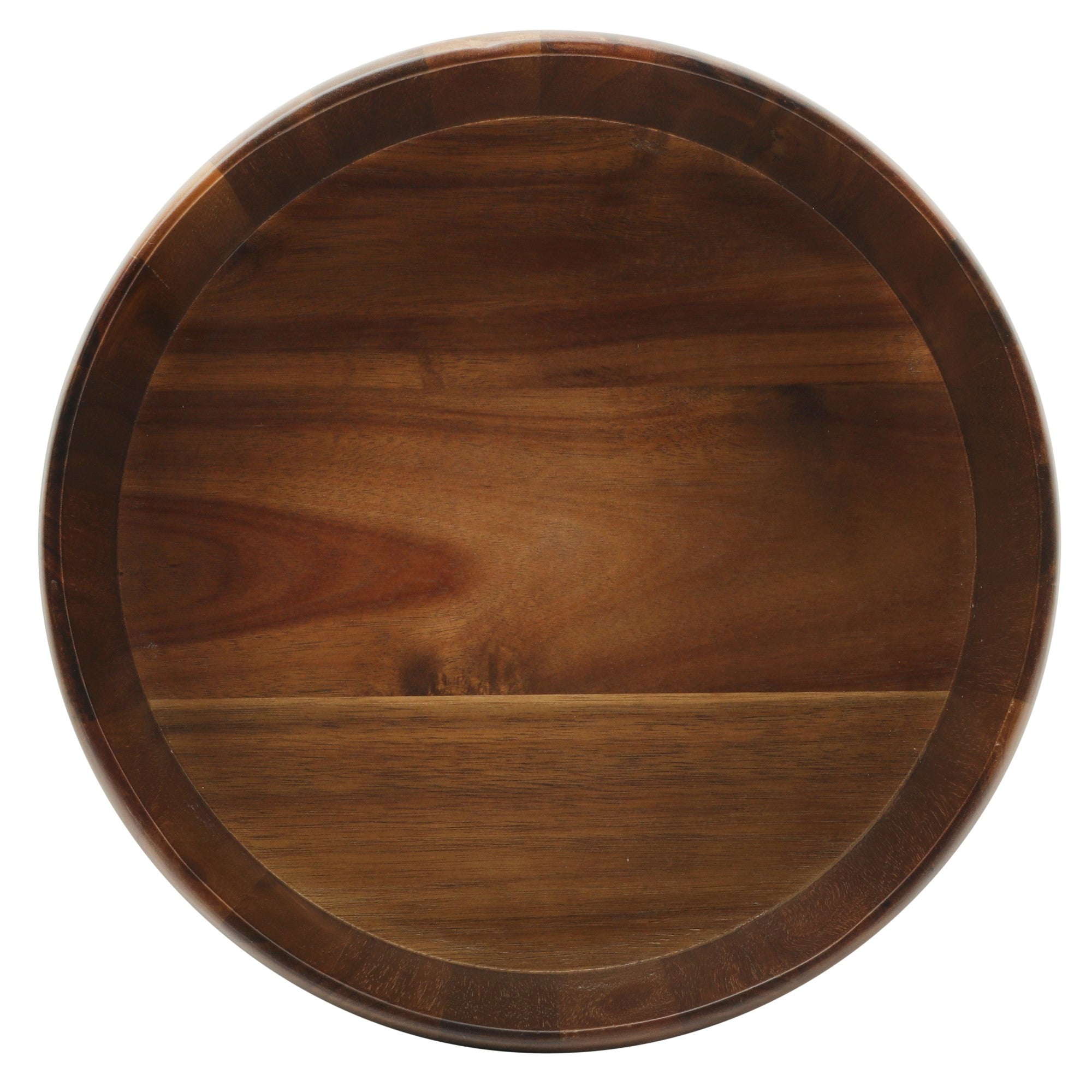 Gibson Home Laurelton 3 Piece Large 13" Acacia Wood Salad Serving Bowl Set w/ 2 Serving Tools - Image 5