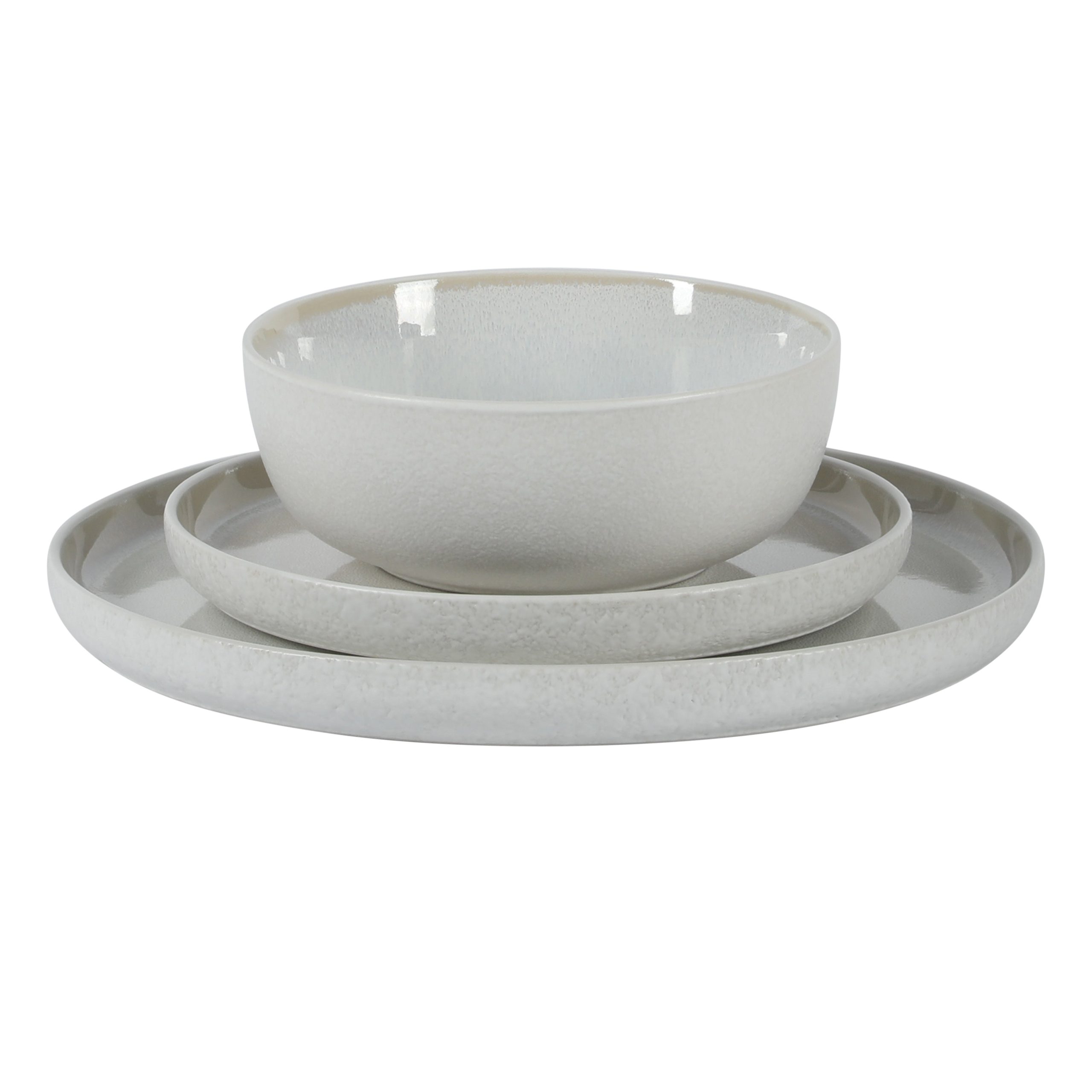 Gibson Elite Tahoe Sunset 12 Piece Stoneware Reactive Glaze (Service for 4) Ceramic Plates and Bowls Dinnerware Set - Image 14