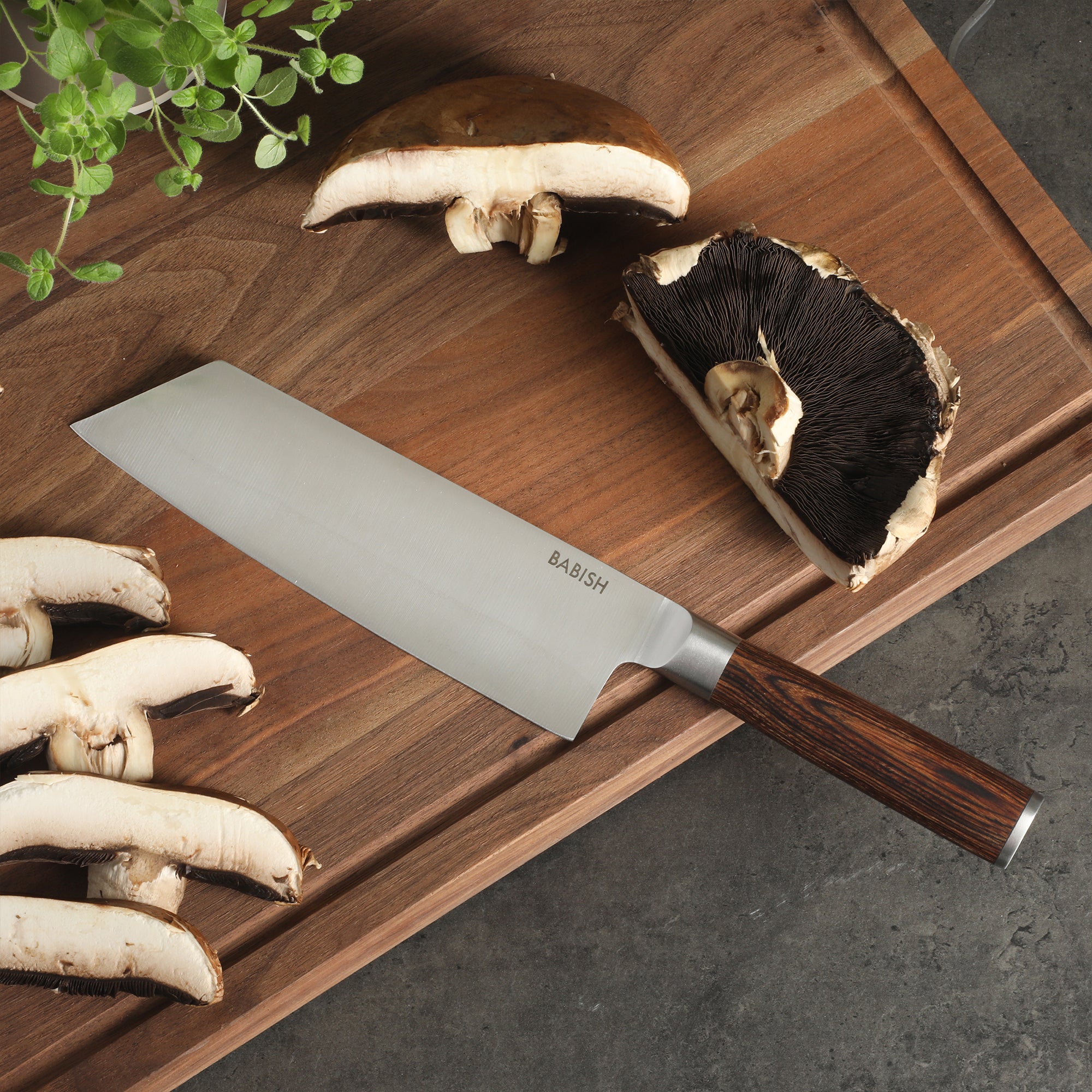 Babish 7.5-Inch Clef Knife – High-Carbon 1.4116 German Steel Kitchen Knife with Pakka Wood Handle, Chef & Cleaver Hybrid for Chopping, Slicing & Prep, Full-Tang, Razor Sharp, Ergonomic Design - Image 12