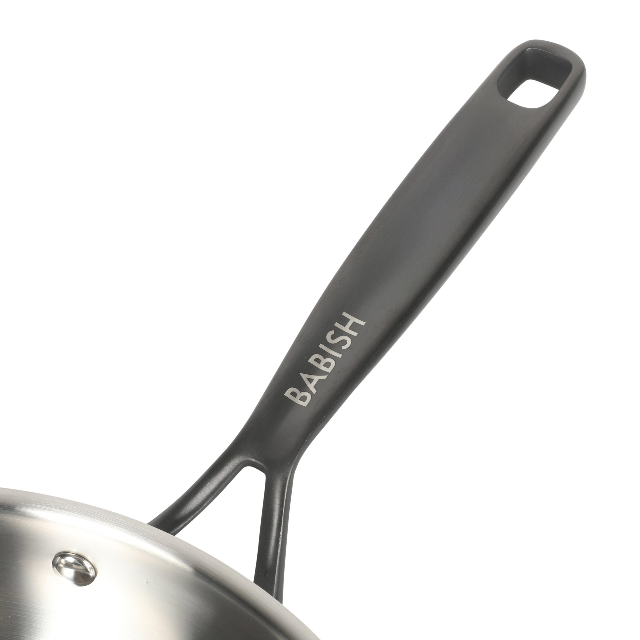 Babish Tri-Ply Stainless Steel 10-Inch Frying Pan With Black Handle – Professional Grade Skillet for Searing, Sautéing & Everyday Cooking - Image 6