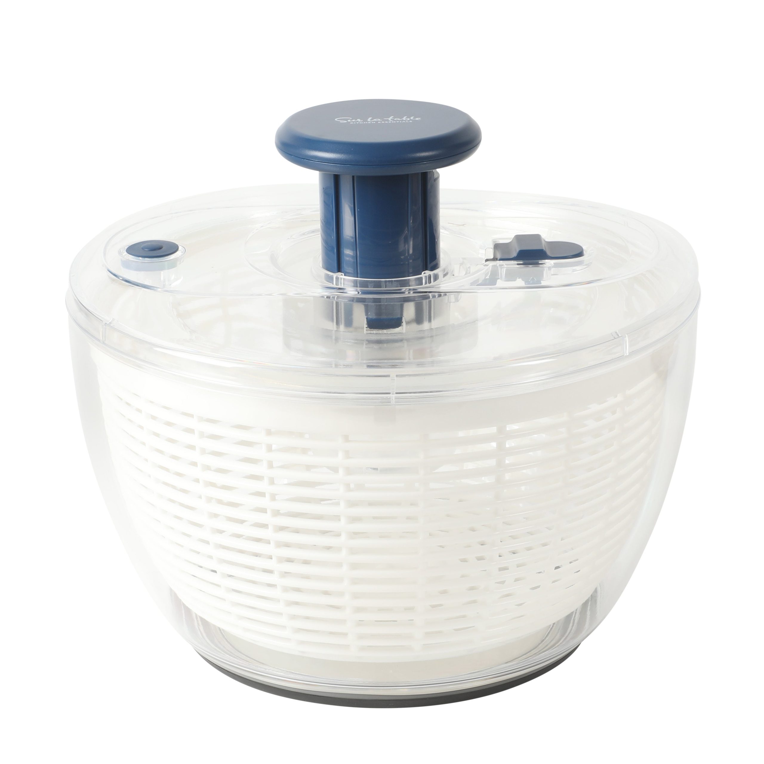Sur La Table Kitchen Essential 6.3 Qt Salad Spinner, Fruit Washer, Fruit Washing Bowl with Strainer, Vegetable Cleaner, Salad Cleaner, Lettuce Washer - Image 6