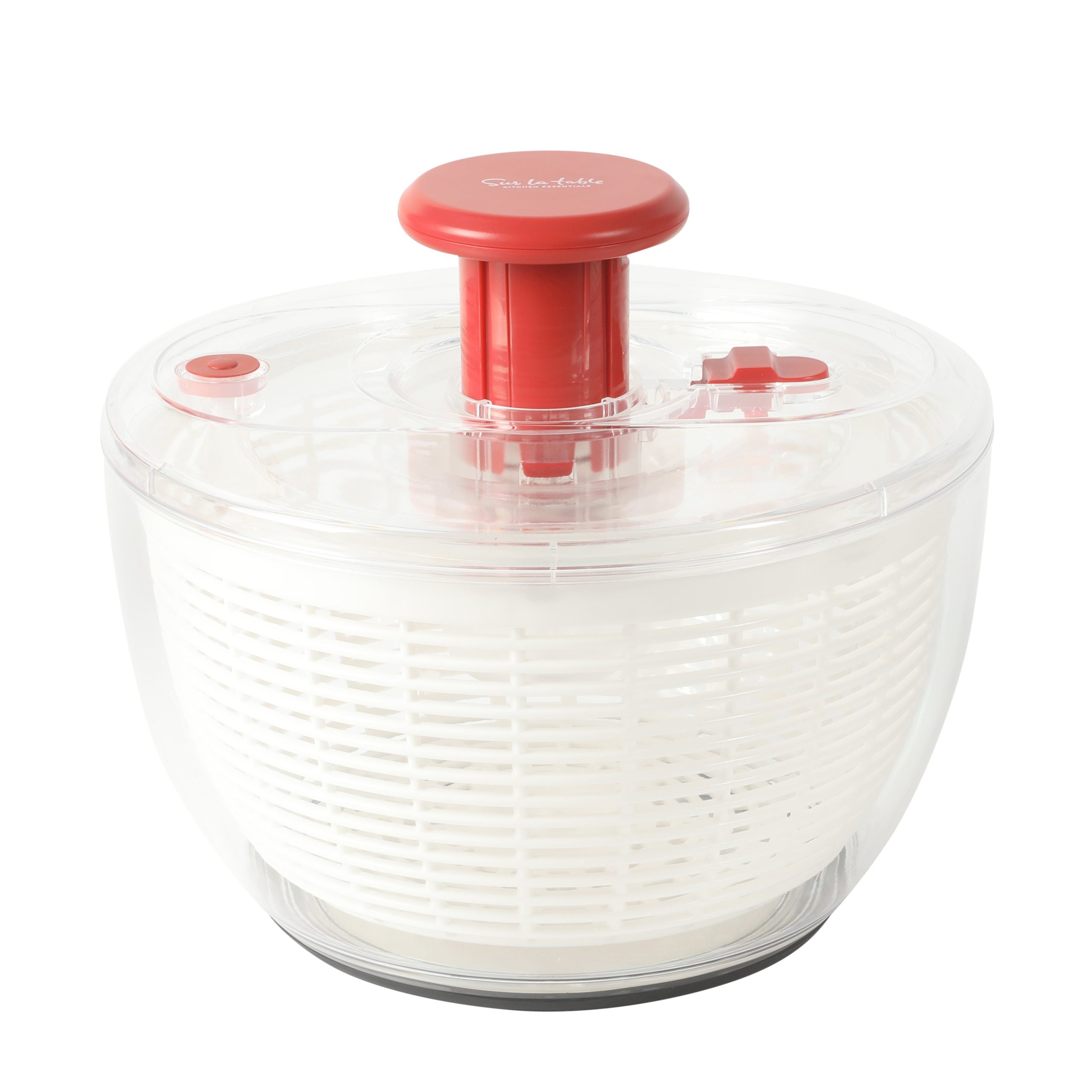 Sur La Table Kitchen Essential 6.3 Qt Salad Spinner, Fruit Washer, Fruit Washing Bowl with Strainer, Vegetable Cleaner, Salad Cleaner, Lettuce Washer - Image 12