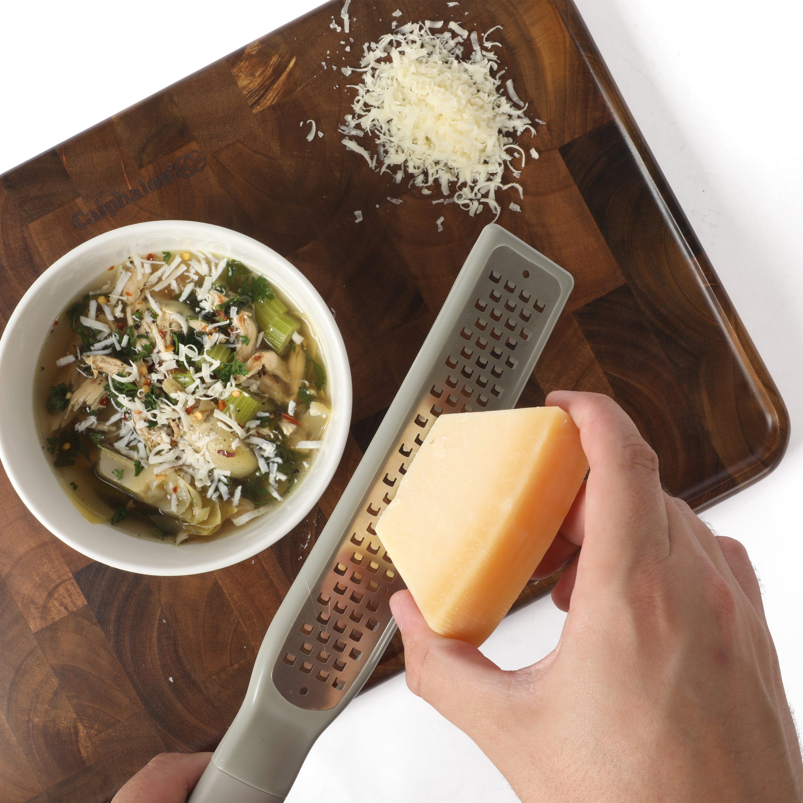 Calphalon Edge 6 Piece Stainless Steel Kitchen Tool & Gadget Set- Taupe - Image 3