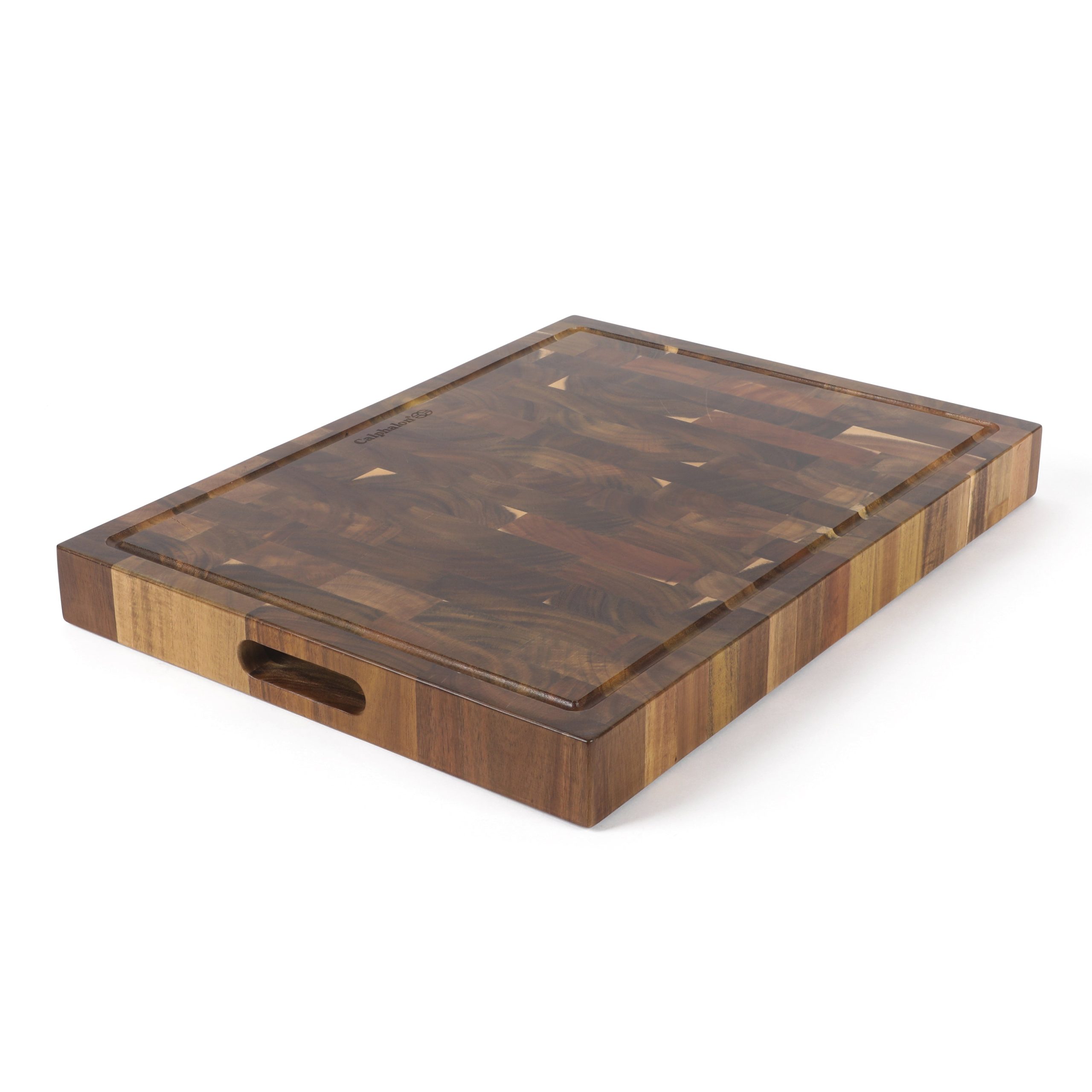 Calphalon Edge Guard End Grain Acacia Wood Cutting Board - Image 11