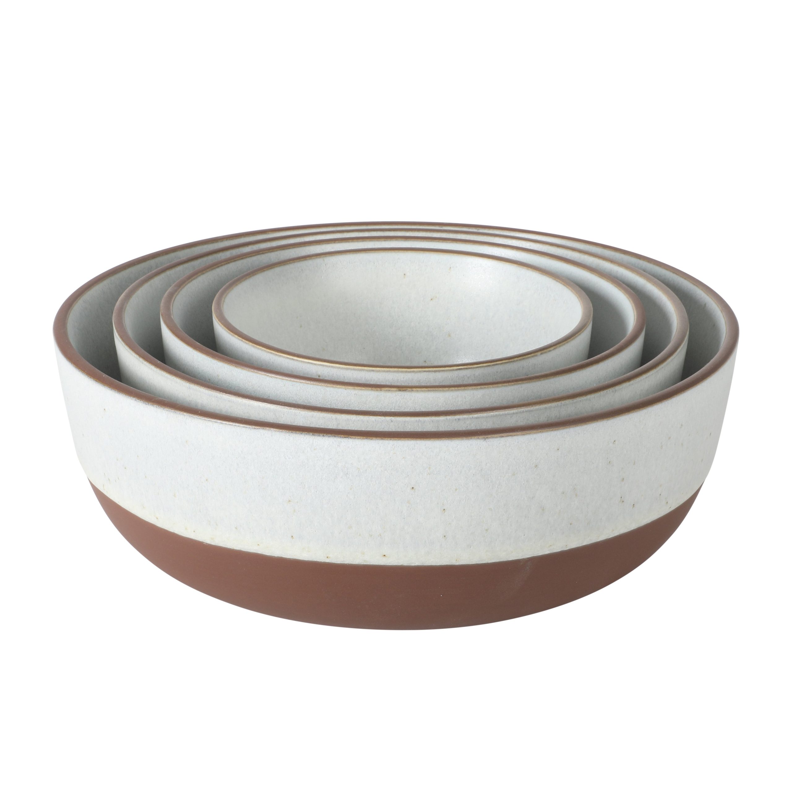Gibson Elite William Crest 4 Piece Nesting Bowl Set, Round Stoneware Mixing Bowls, Reactive Glaze Finish, 5”, 6.25”, 7.5”, 9”, Prep & Serving Bowls, Microwave & Dishwasher Safe - Green - Image 13