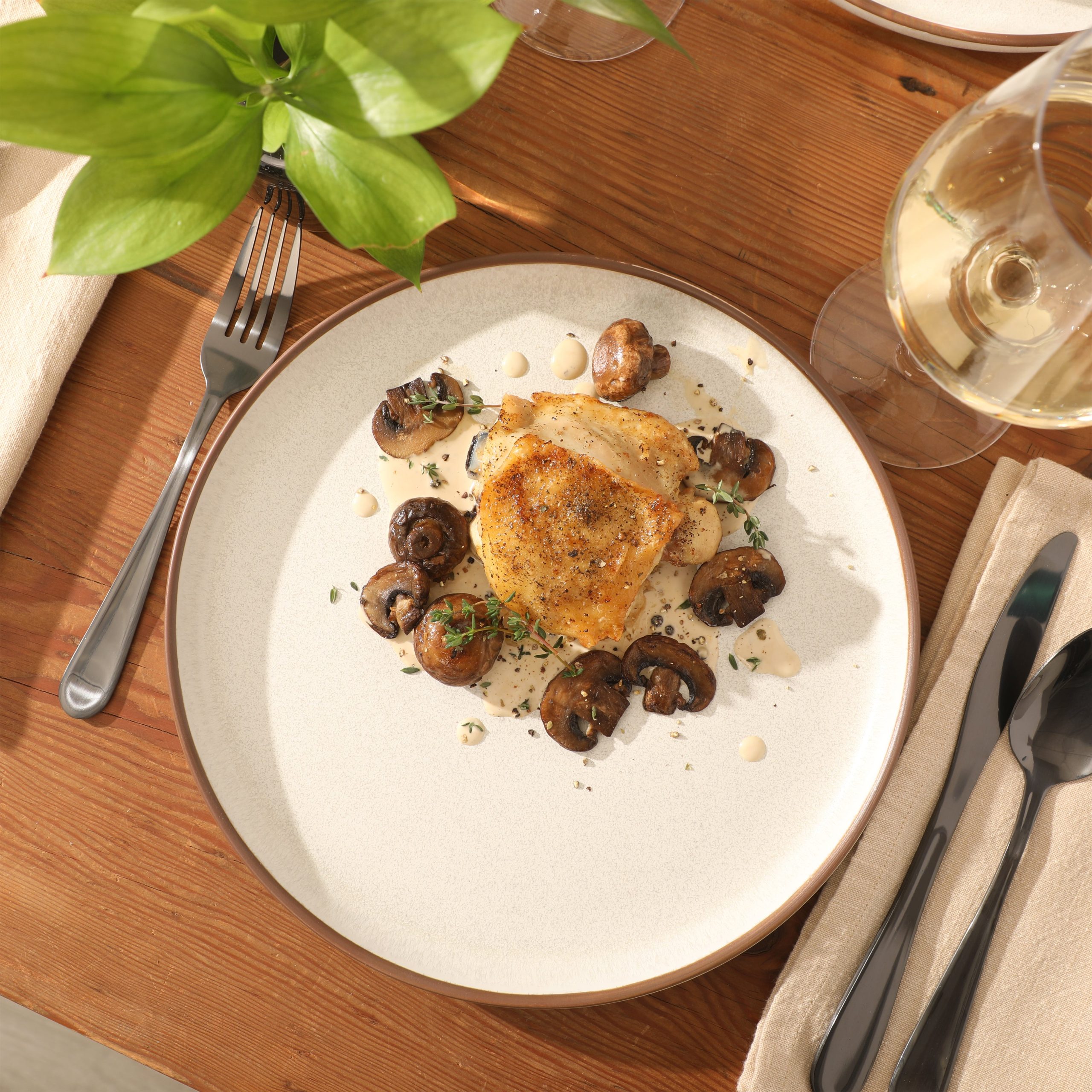 Gibson Elite Abbey Circle 12 Piece (Service for 4) Plates and Bowls Reactive Matte Glaze Dishes Stoneware Ceramic Dinnerware Set - Image 12