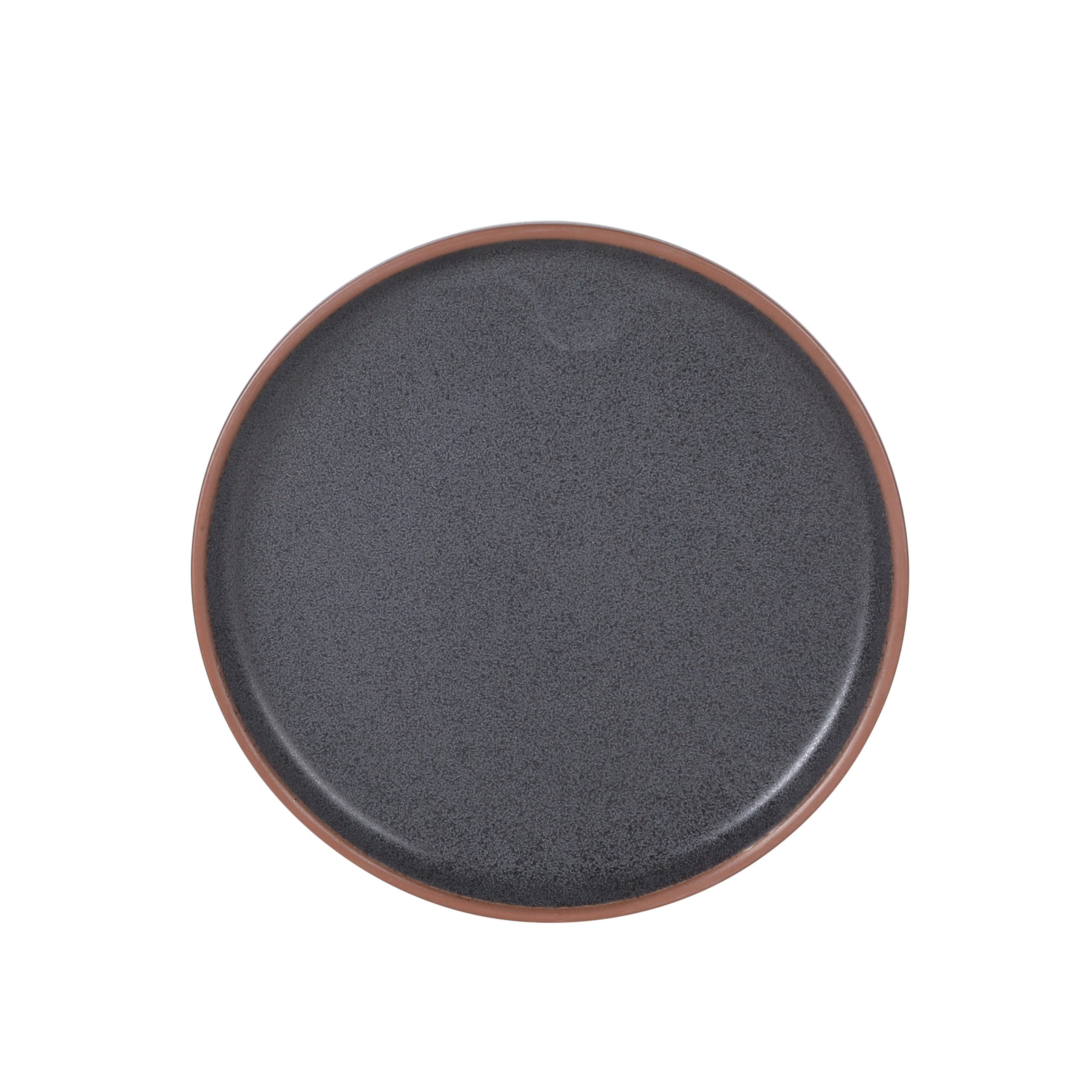 Gibson Elite Abbey Circle 12 Piece (Service for 4) Plates and Bowls Reactive Matte Glaze Dishes Stoneware Ceramic Dinnerware Set - Image 7