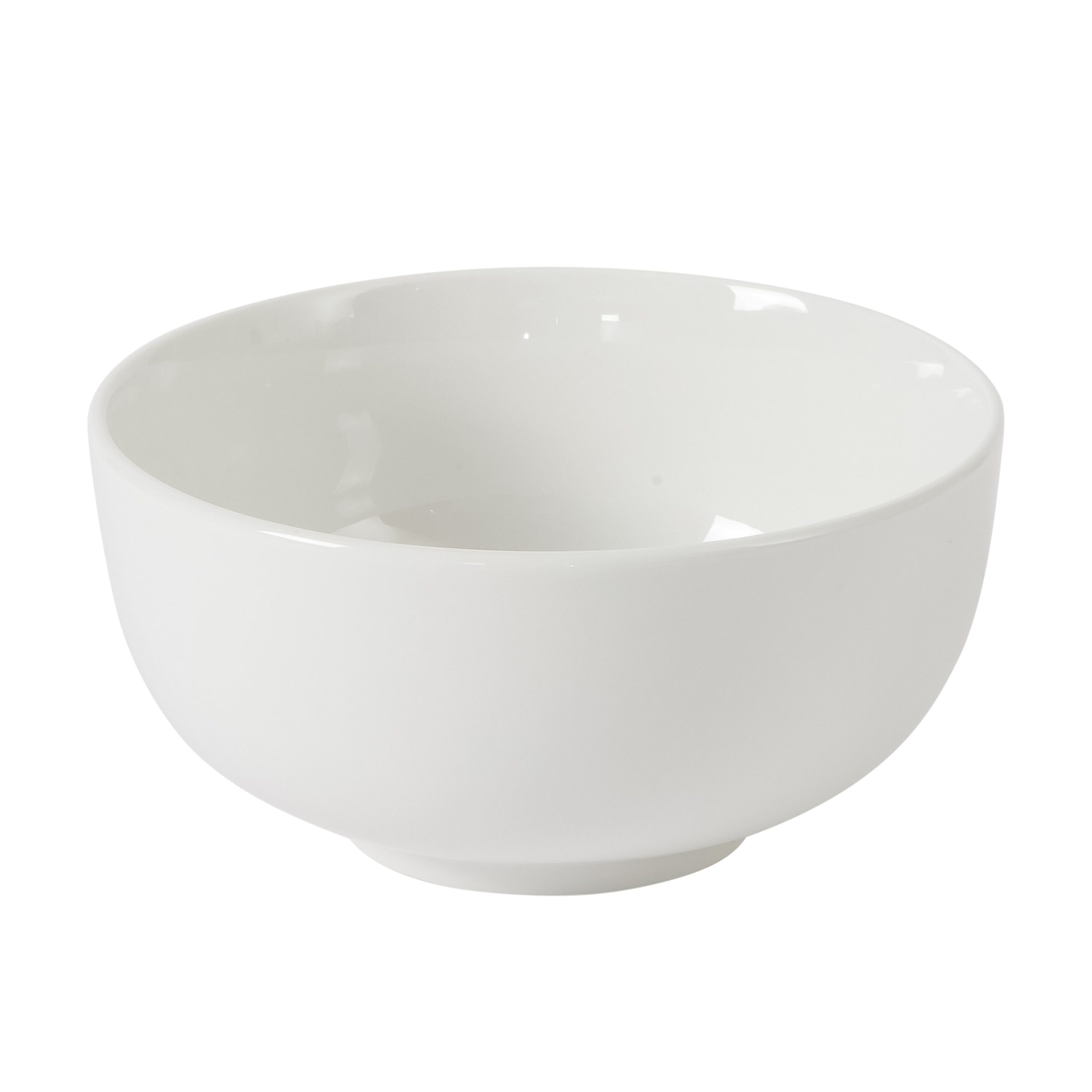 Gibson Home 17-Piece Porcelain Plates and Bowls Set W/Metal Rack - Plates, Bowls & Mugs Dinnerware Set for 4 - White - Image 5