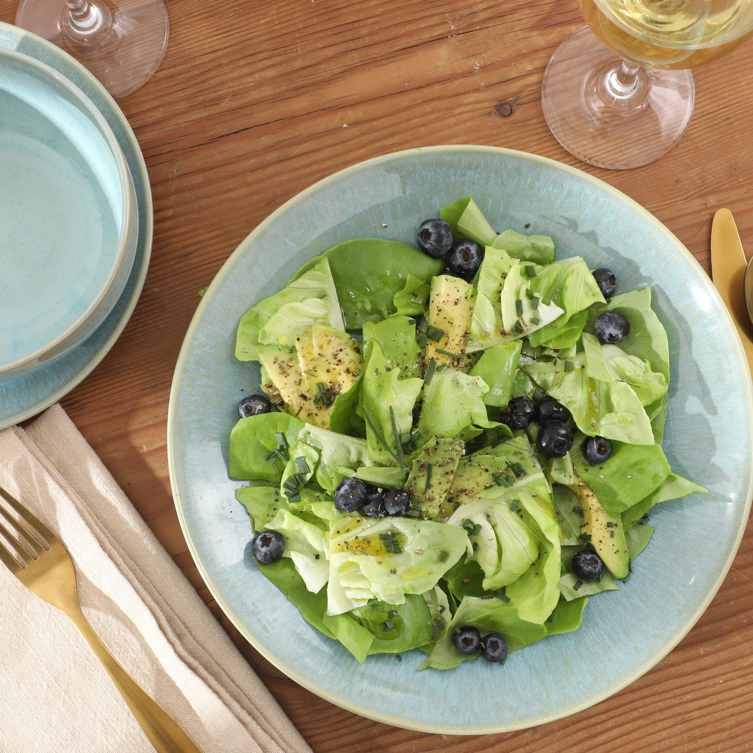 Gibson Elite Pine Coast Plates and Bowls Sets, 12-Piece Stoneware Dinnerware Sets, Reactive Glaze Dish Set - Image 13