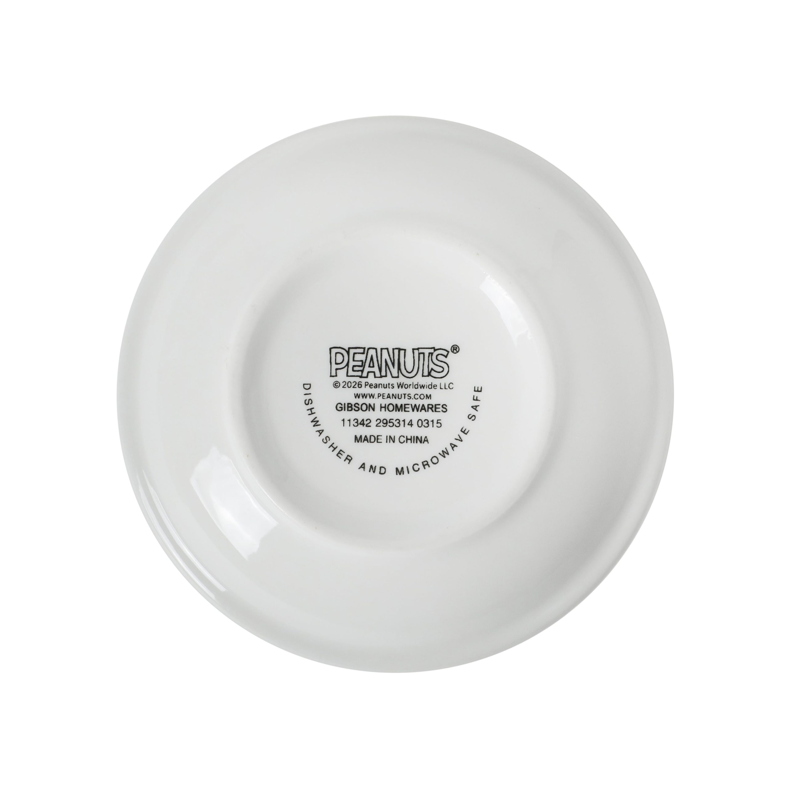 Peanuts Snoopy Cereal Bowls, Set of 4, 4.5-Inch Porcelain Snack Bowls for Ice Cream and Dessert, Sunday Comic Strip Design with Snoopy and Woodstock - Image 5