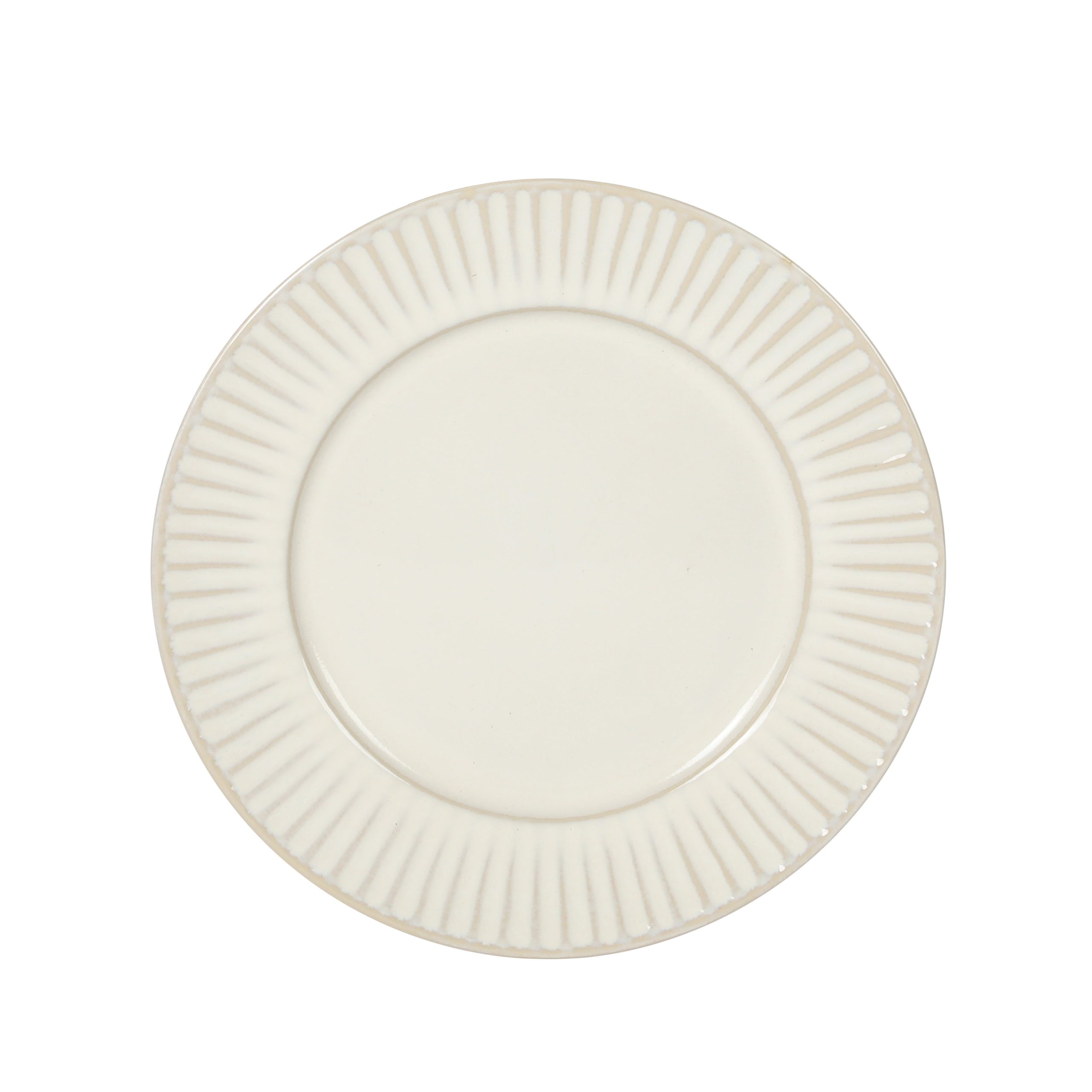 Gibson Elite Soleil 12 Piece Linen White Stoneware Dinnerware Set for 4, Plates and Bowls Set with Dinner Plates, Salad Plates and Bowls - Image 11