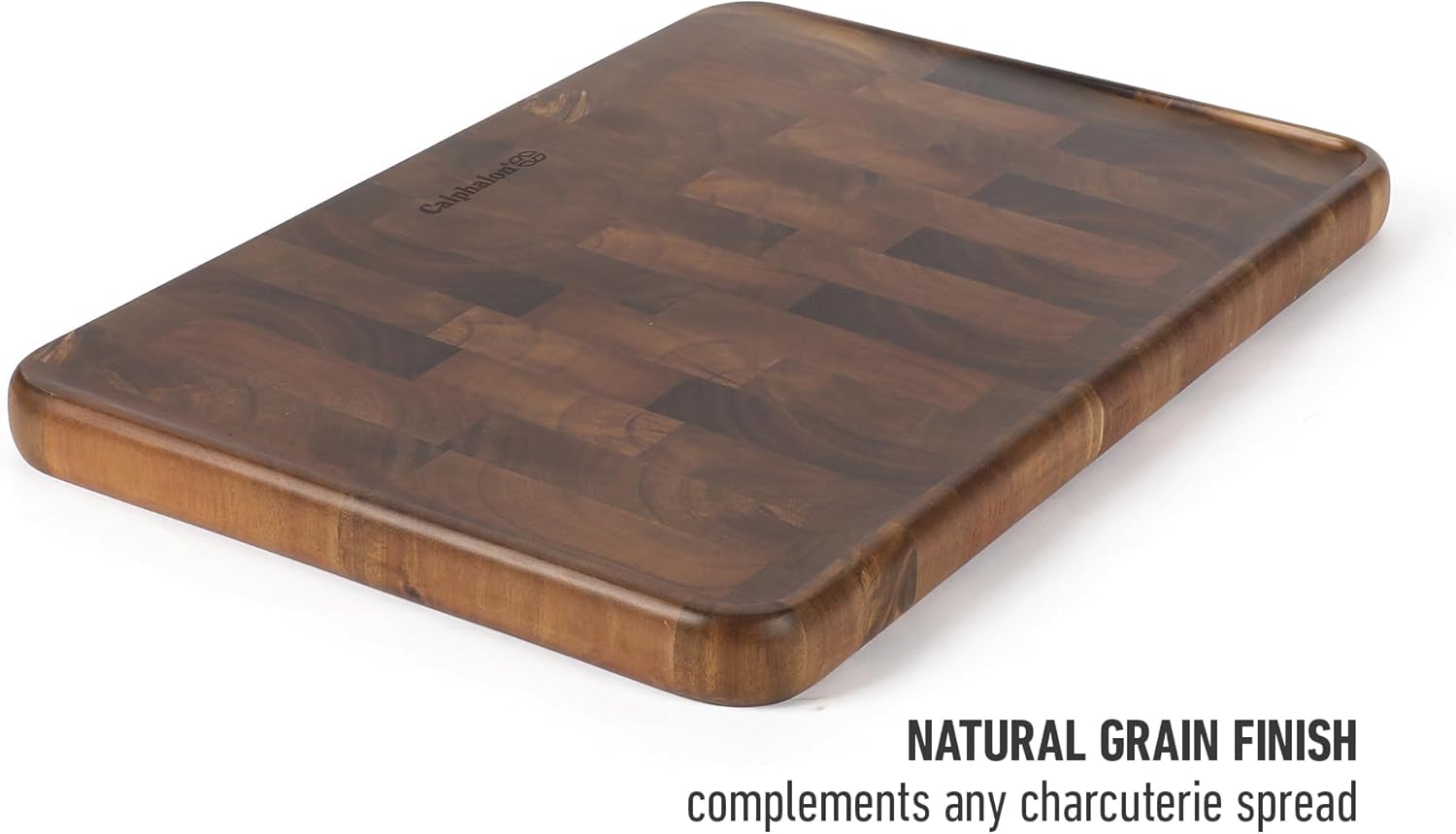 Calphalon Edge Guard End Grain Acacia Wood Cutting Board - Image 15