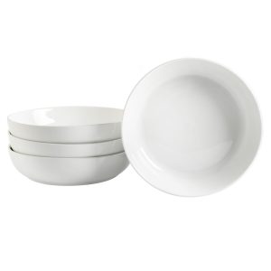 Gibson Home Zen Buffet 4-Piece Porcelain Dinner Bowl Set