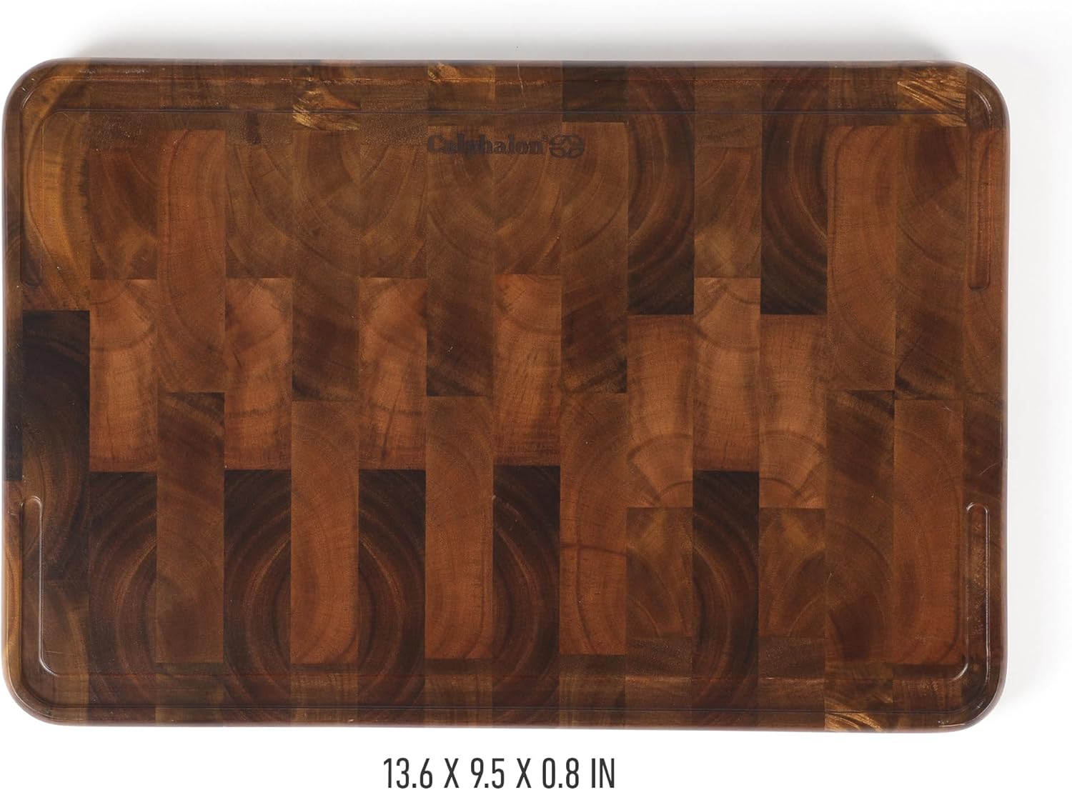 Calphalon Edge Guard End Grain Acacia Wood Cutting Board - Image 4