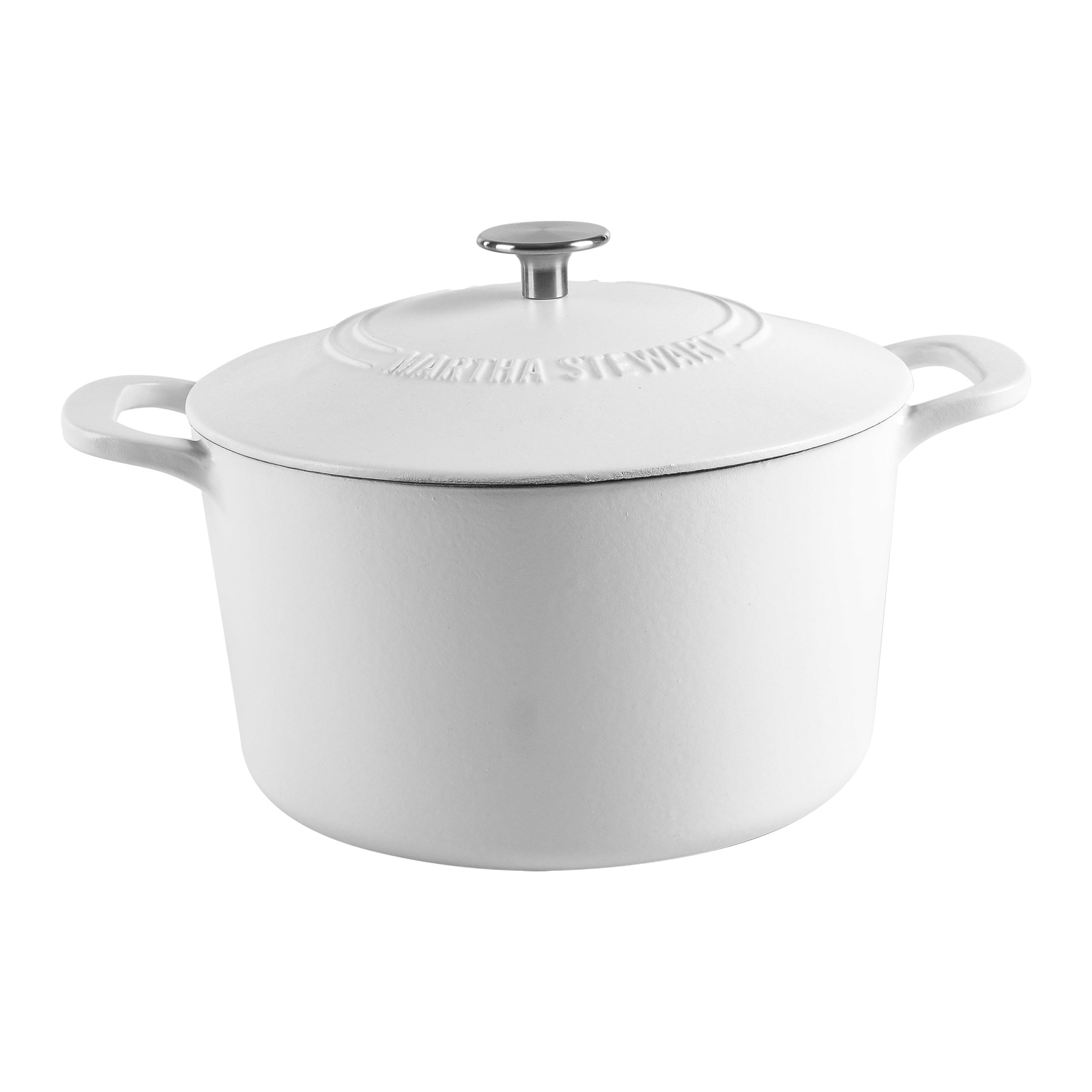 Martha Stewart Gatwick 7-Quart Enameled Cast Iron Dutch Oven - Image 15