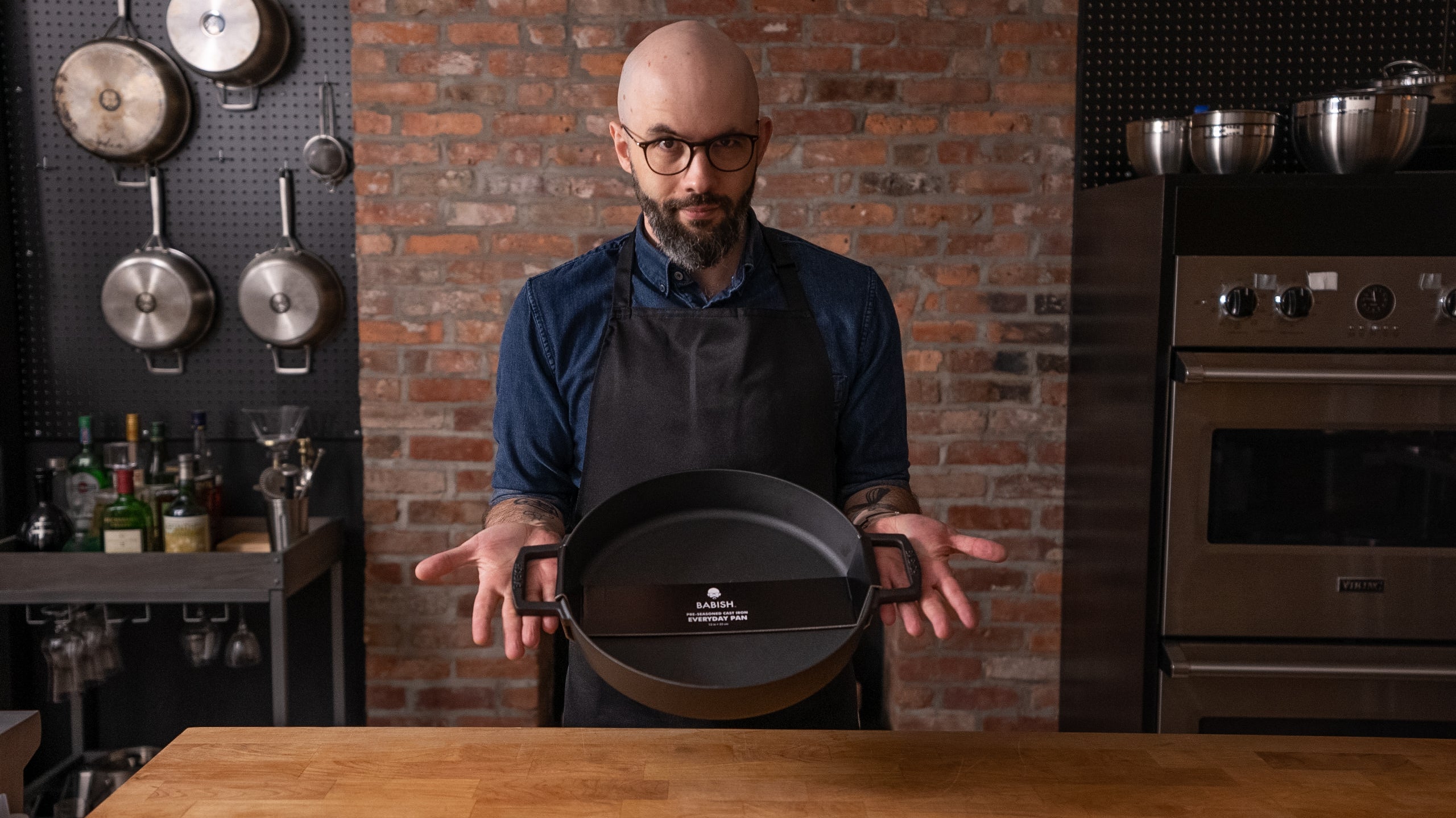Babish Cast Iron Everyday Pan, 13-Inch - Image 4