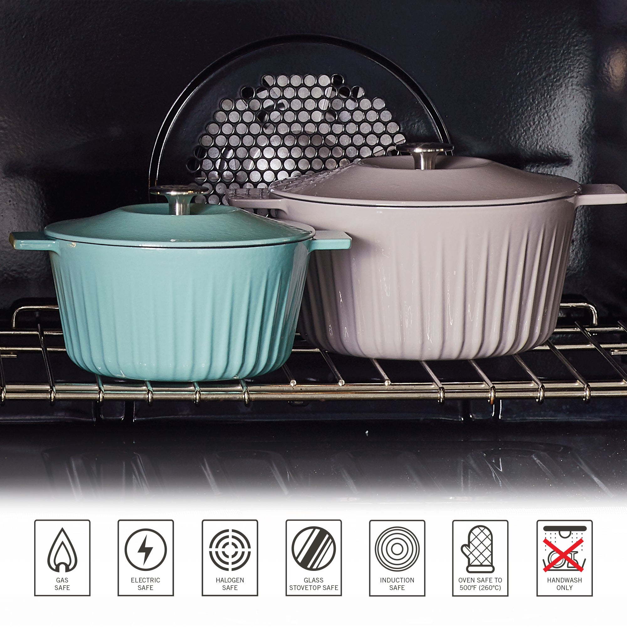 Martha Stewart Eastholm 5-Quart Enameled Cast Iron Dutch Oven - Image 9