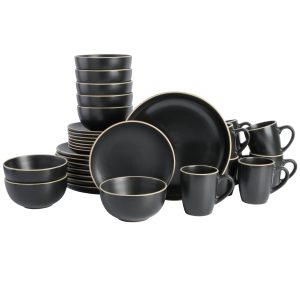 Gibson Home Rockaway 32-Piece Dinnerware Set