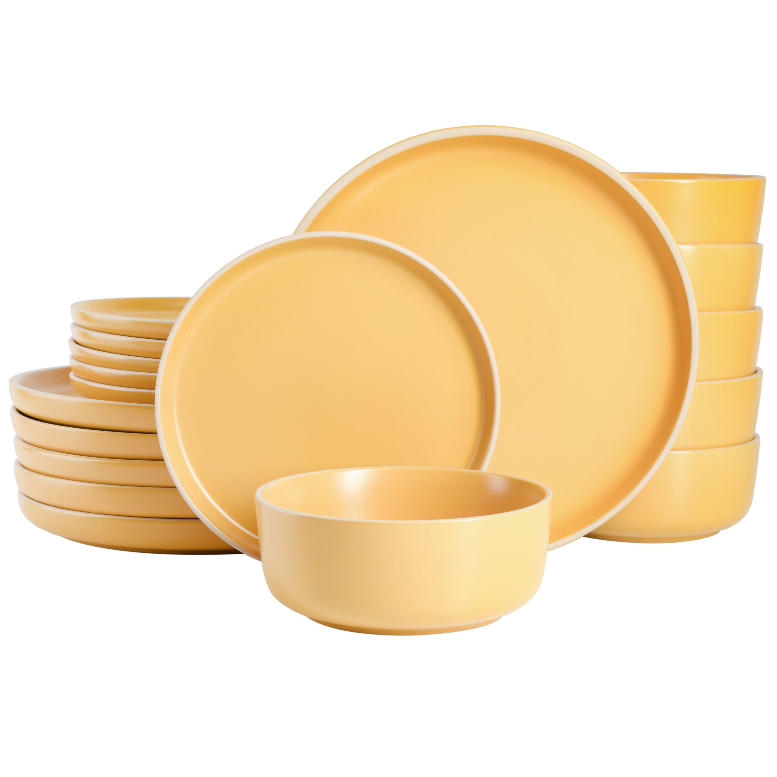 Gibson Home Zuma 18-Piece Stoneware Dinnerware Set - Image 2