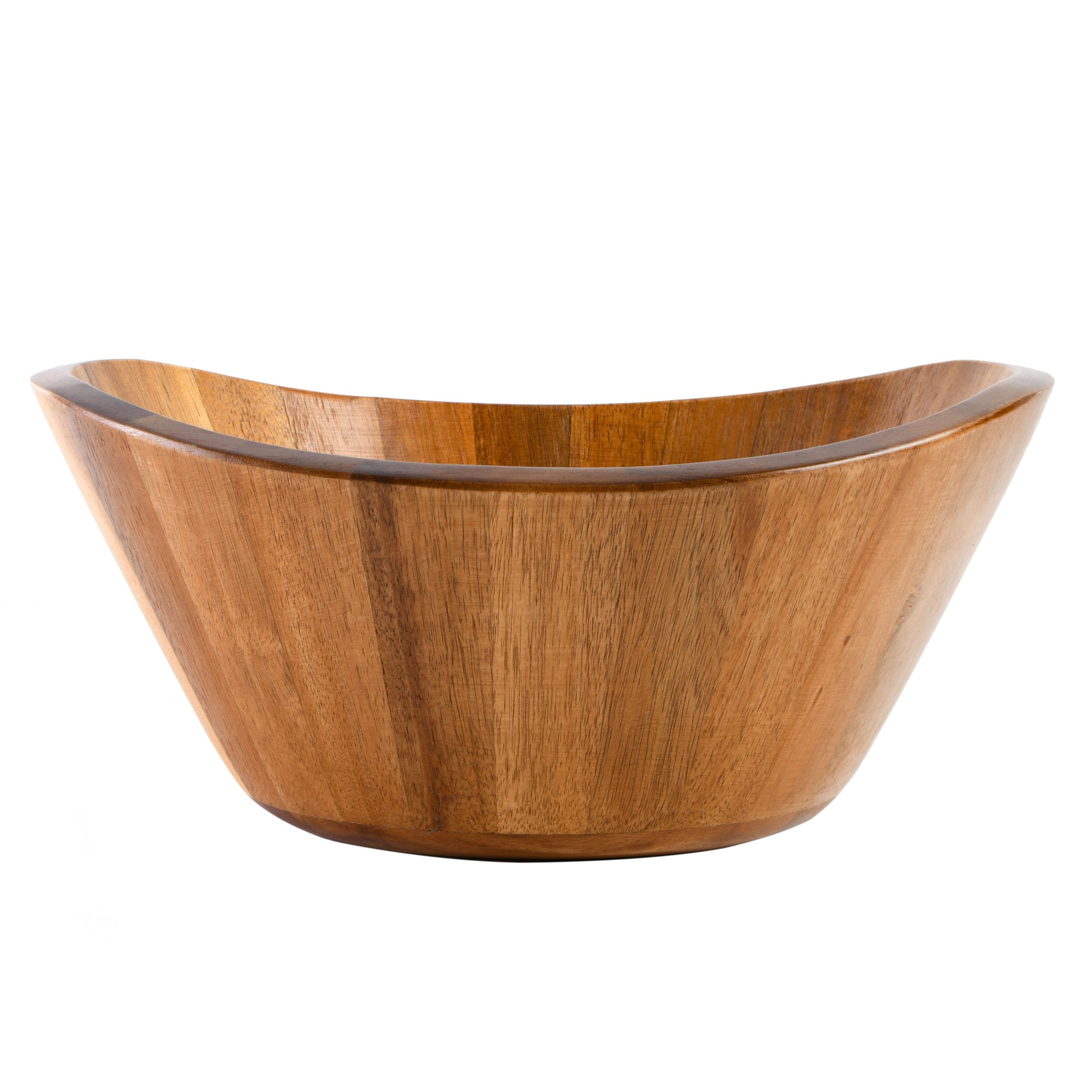 Gibson Home Sherwood Salad Bowl w/ Matching Serving Spoon & Fork - Image 4