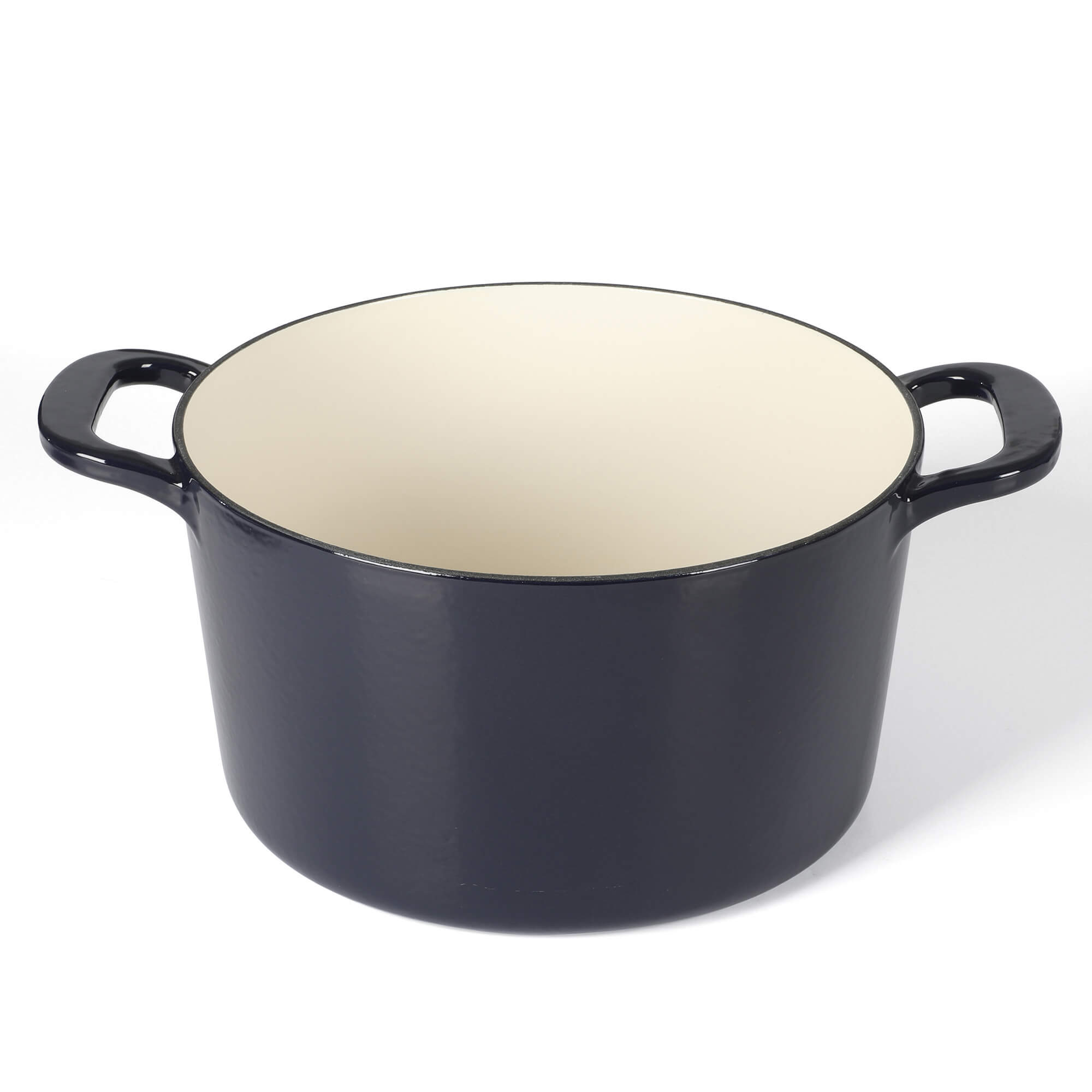 Martha Stewart Gatwick 4 Quart Enamel Cast Iron Dutch Oven - Navy Blue - Image 5